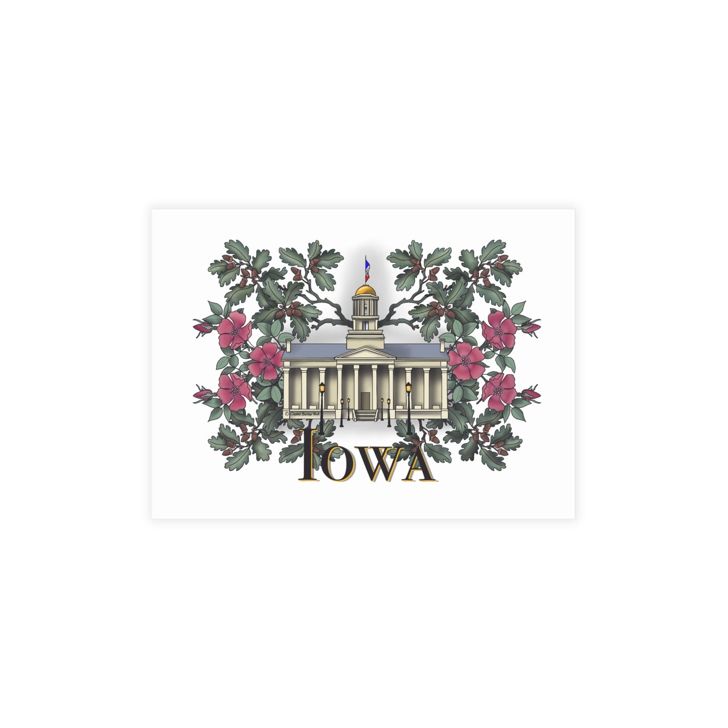 Iowa City Capitol 10 Postcard Bundle with Envelopes