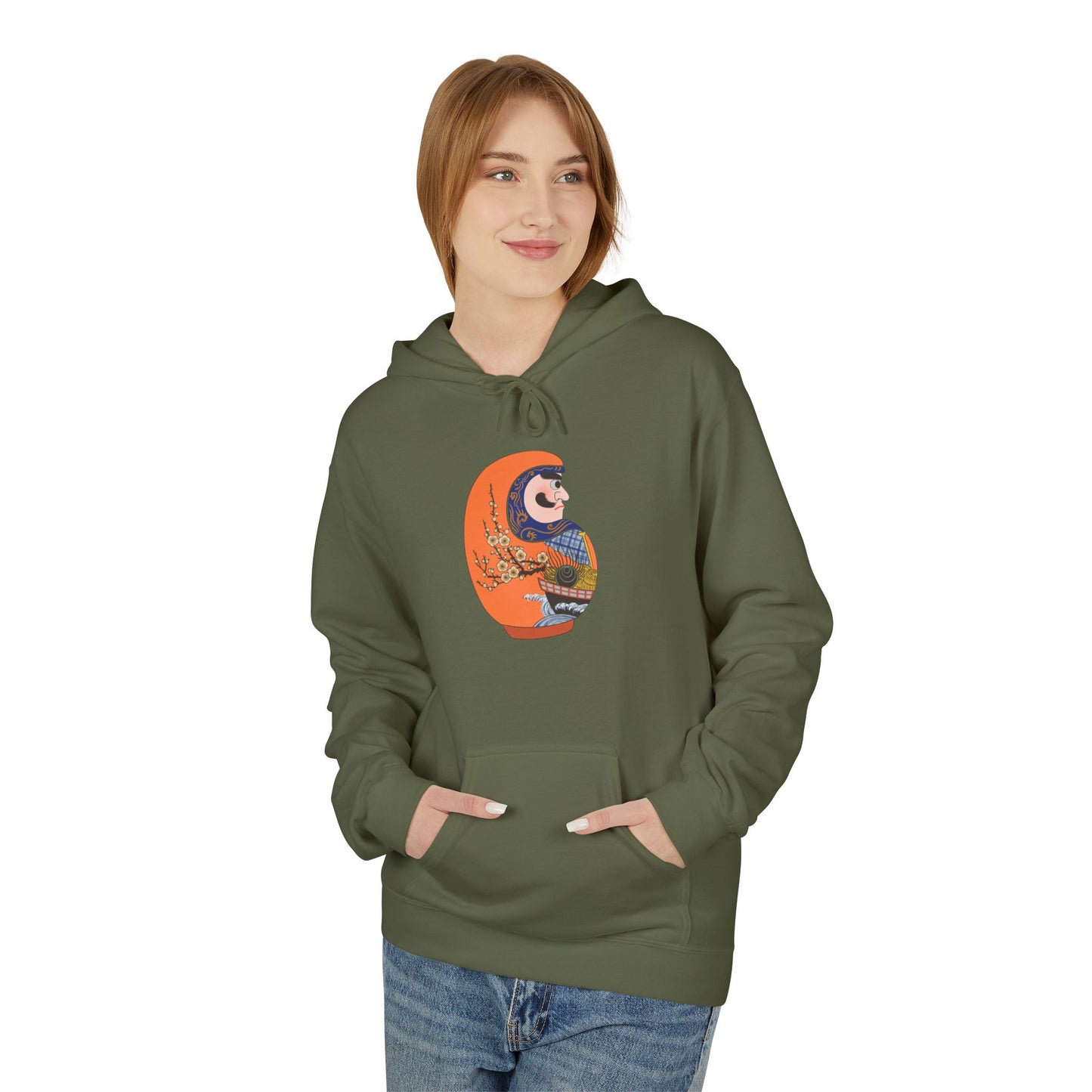 Daruma doll Hoodie - Treasure Ship (Takarabune)