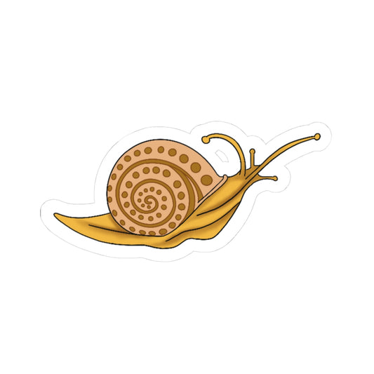 Golden Snail Sticker