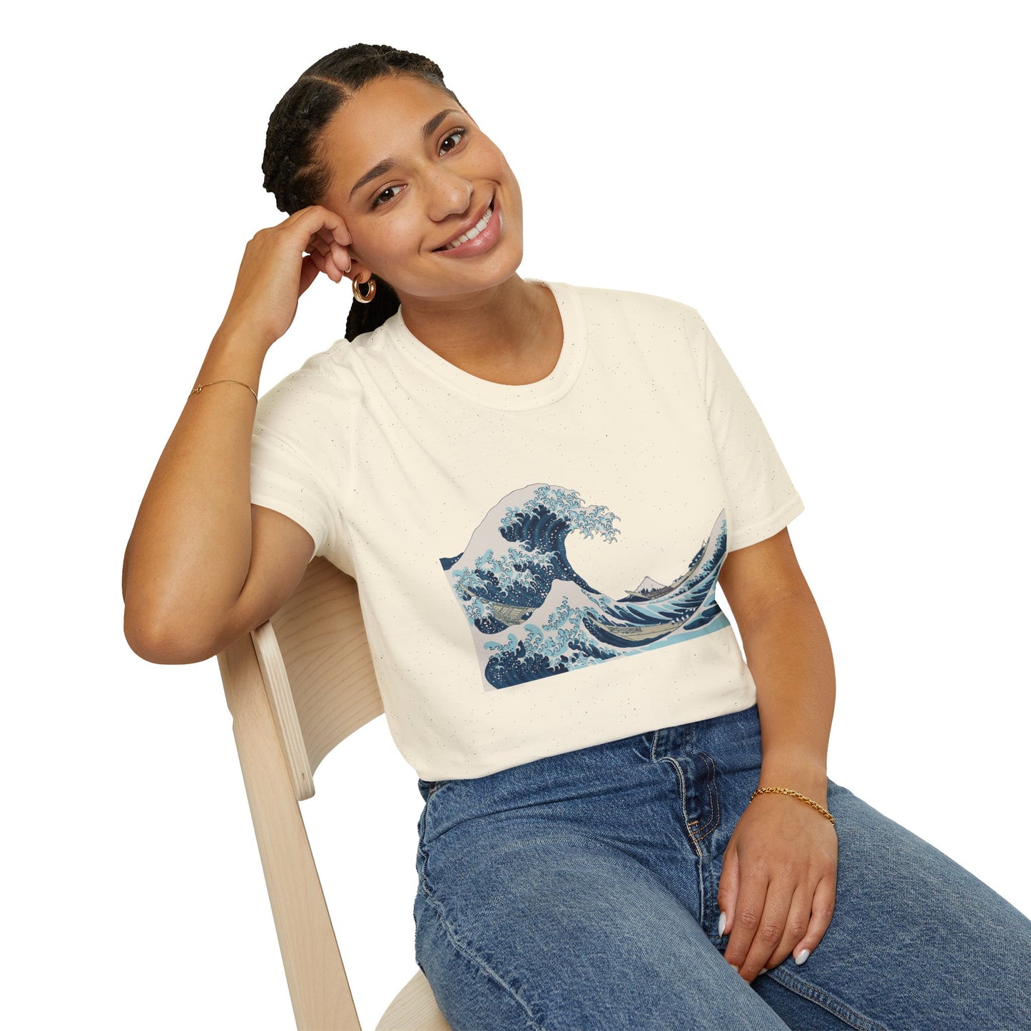 Hokusai Wave Print T‑Shirt — Great Wave Inspired Graphic Tee
