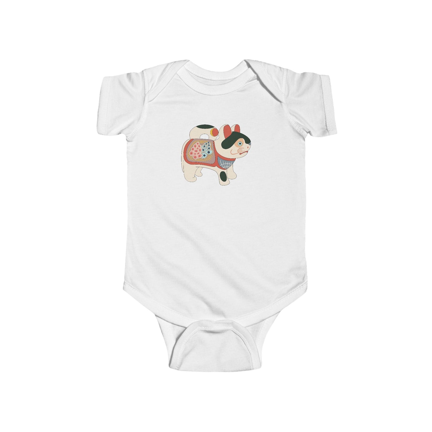 Lucky Inu Hariko illustration by Kawasaki Kyosen Onesie — Japanese Lucky Cat Onesie