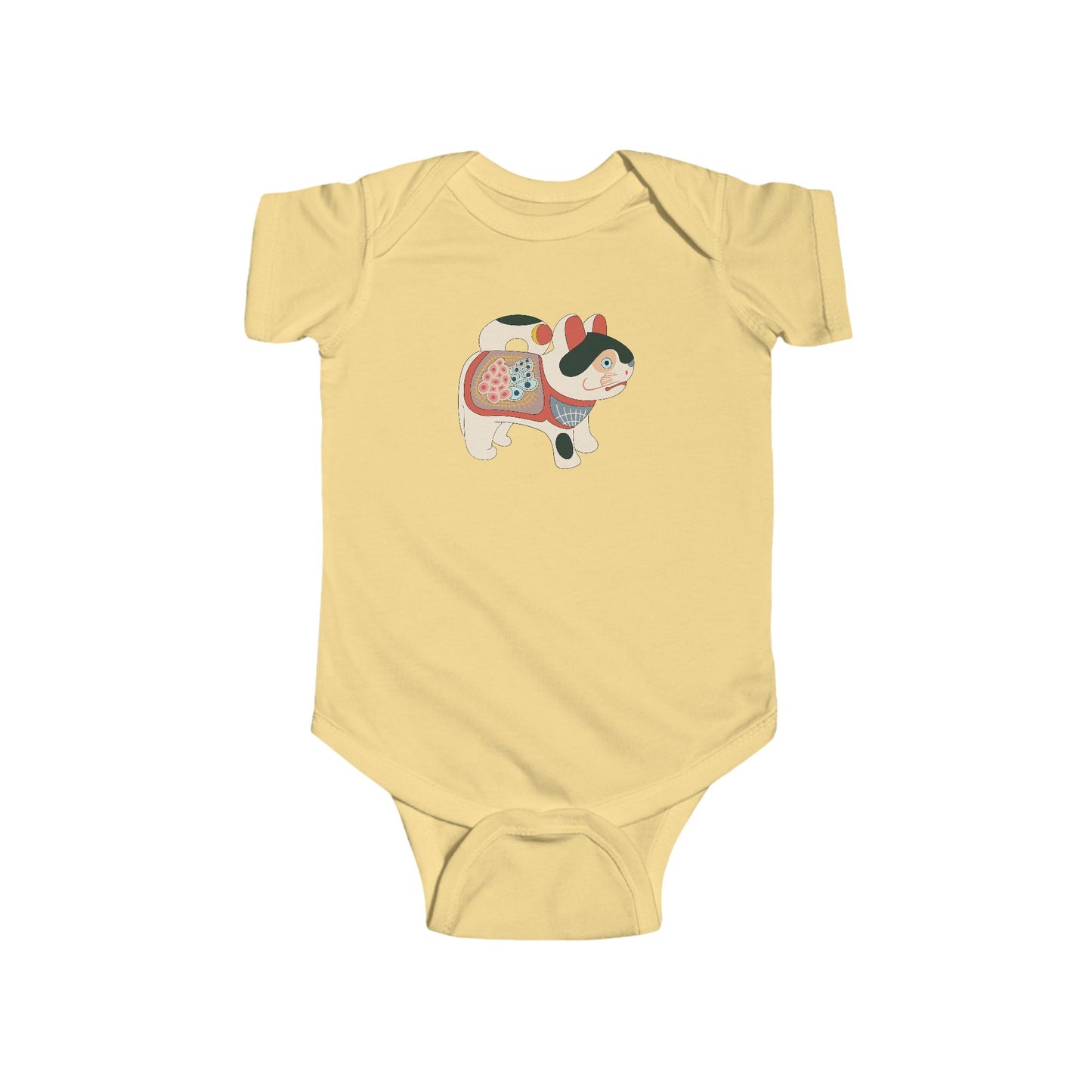 Lucky Inu Hariko illustration by Kawasaki Kyosen Onesie — Japanese Lucky Cat Onesie