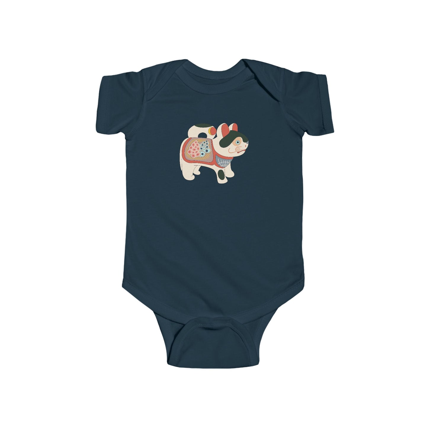 Lucky Inu Hariko illustration by Kawasaki Kyosen Onesie — Japanese Lucky Cat Onesie