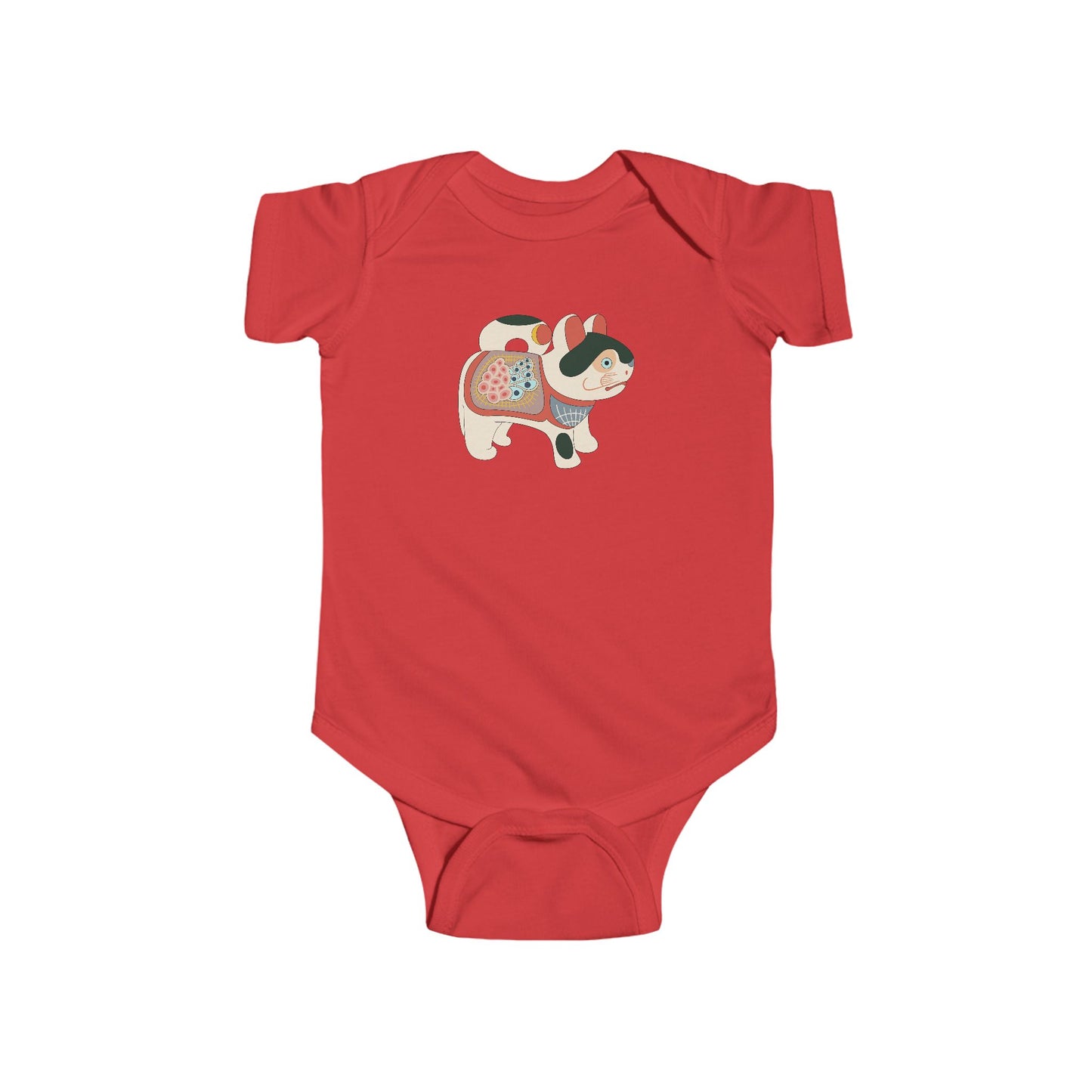 Lucky Inu Hariko illustration by Kawasaki Kyosen Onesie — Japanese Lucky Cat Onesie