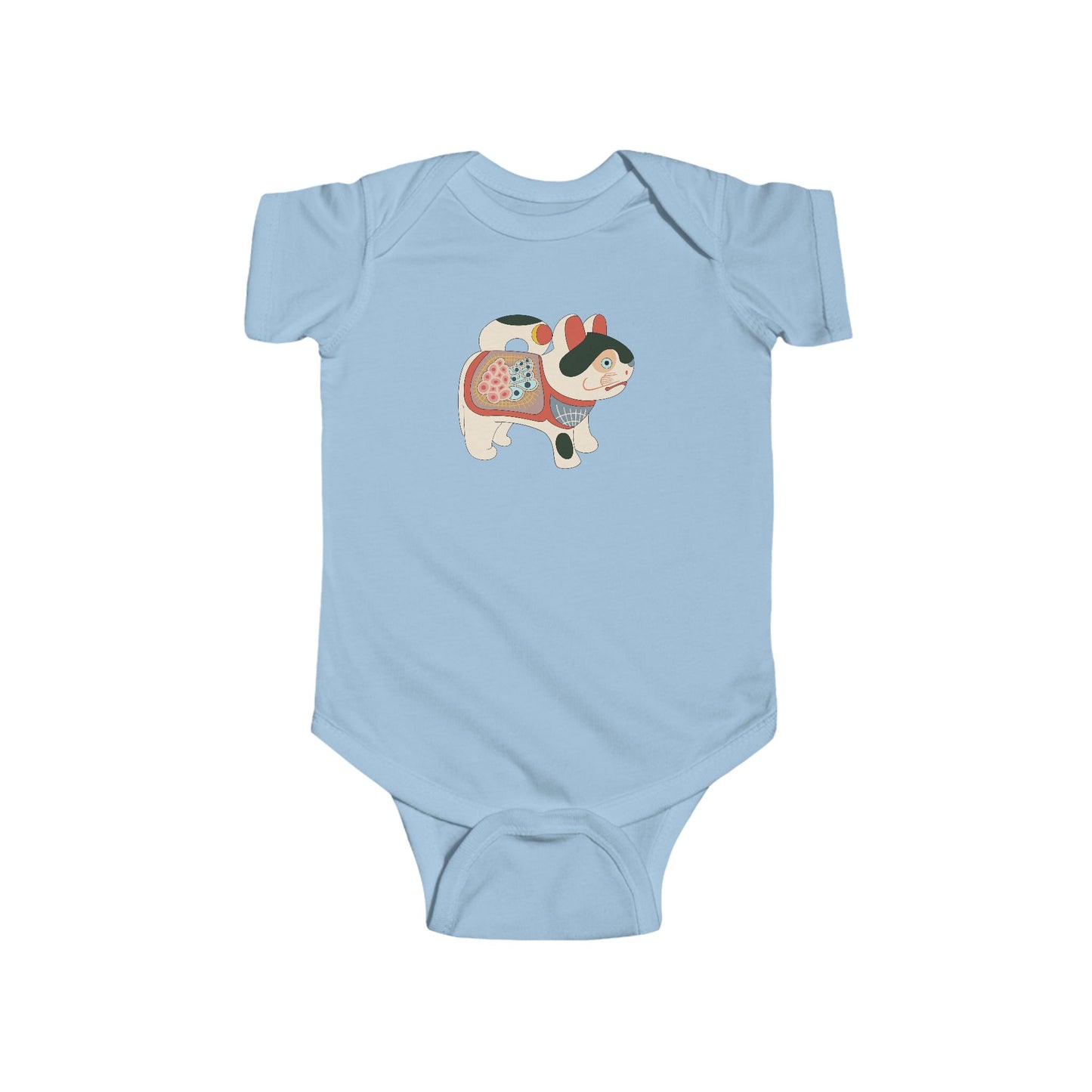 Lucky Inu Hariko illustration by Kawasaki Kyosen Onesie — Japanese Lucky Cat Onesie
