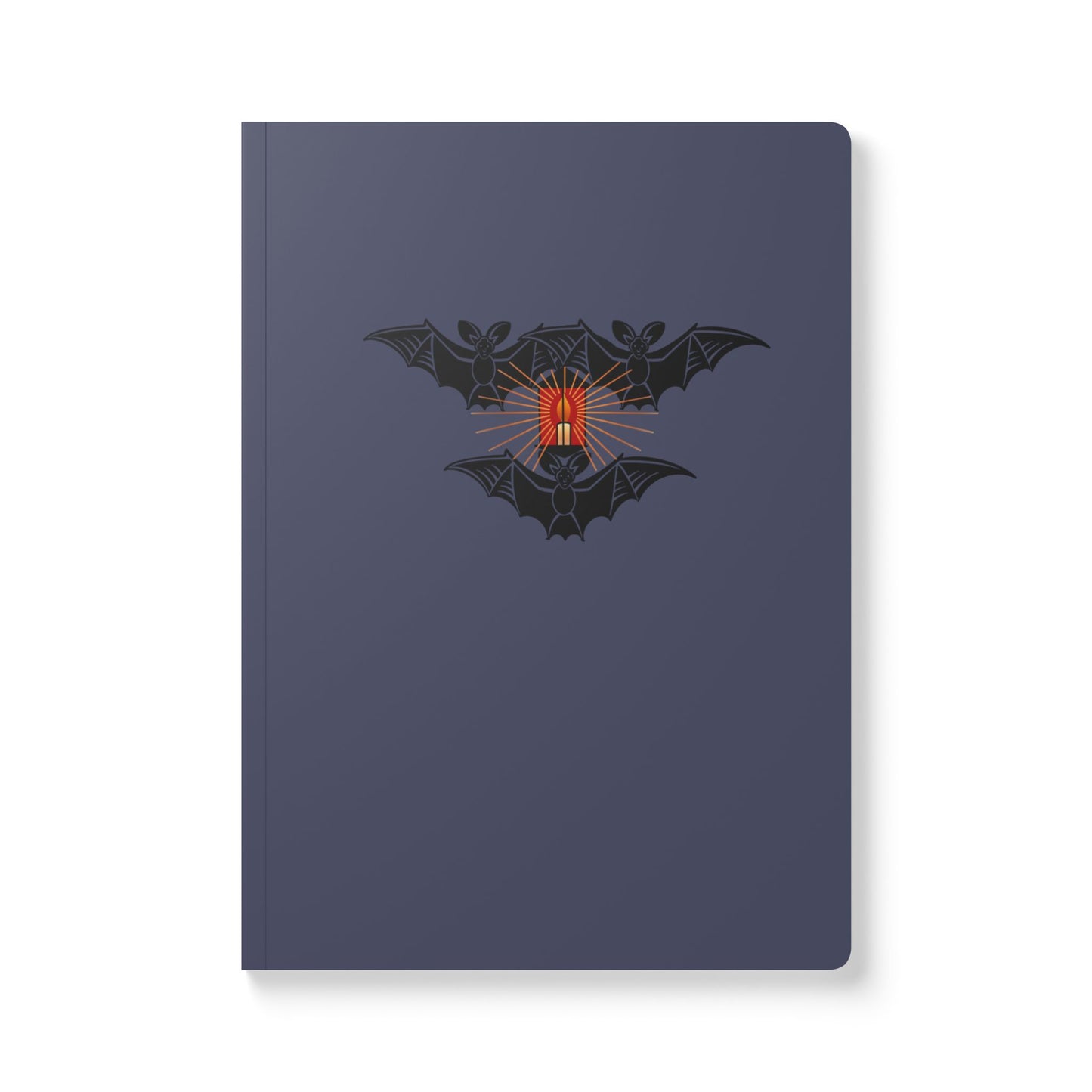 Gothic Bat Softcover Journal | Perfect for Writing, Note-taking, Gift for Halloween, Dark Academia, or Creative Minds