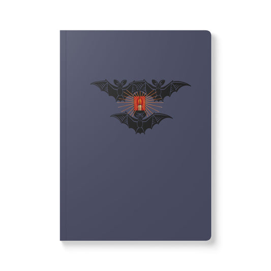 Gothic Bat Softcover Journal | Perfect for Writing, Note-taking, Gift for Halloween, Dark Academia, or Creative Minds