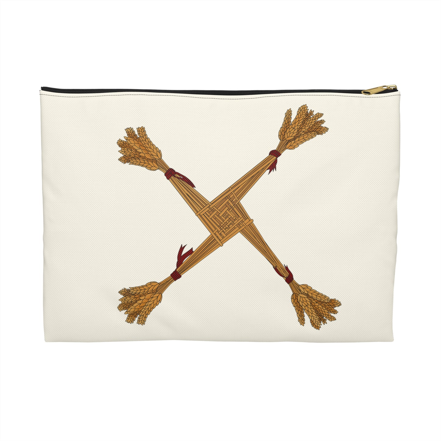 Imbolc Sacred Accessory Pouch, Wiccan Gift, Ritual Storage, Spiritual Decor, Pagan Travel Bag, Let There Be Light Design