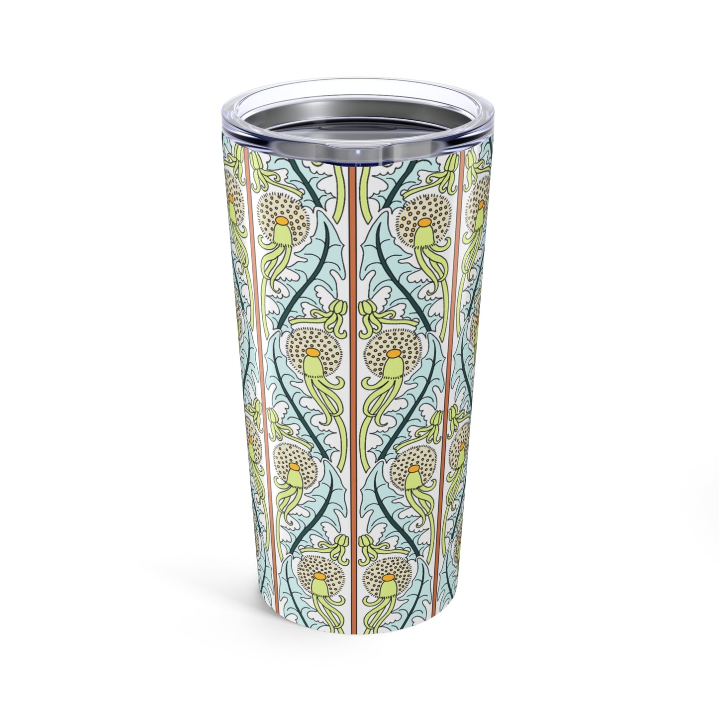 Art Nouveau Dandelion Pattern Insulated Tumbler - 20oz Travel Mug