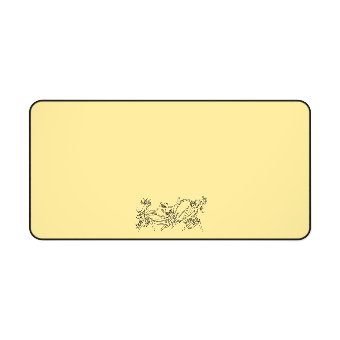 Elegant Floral Desk Mat