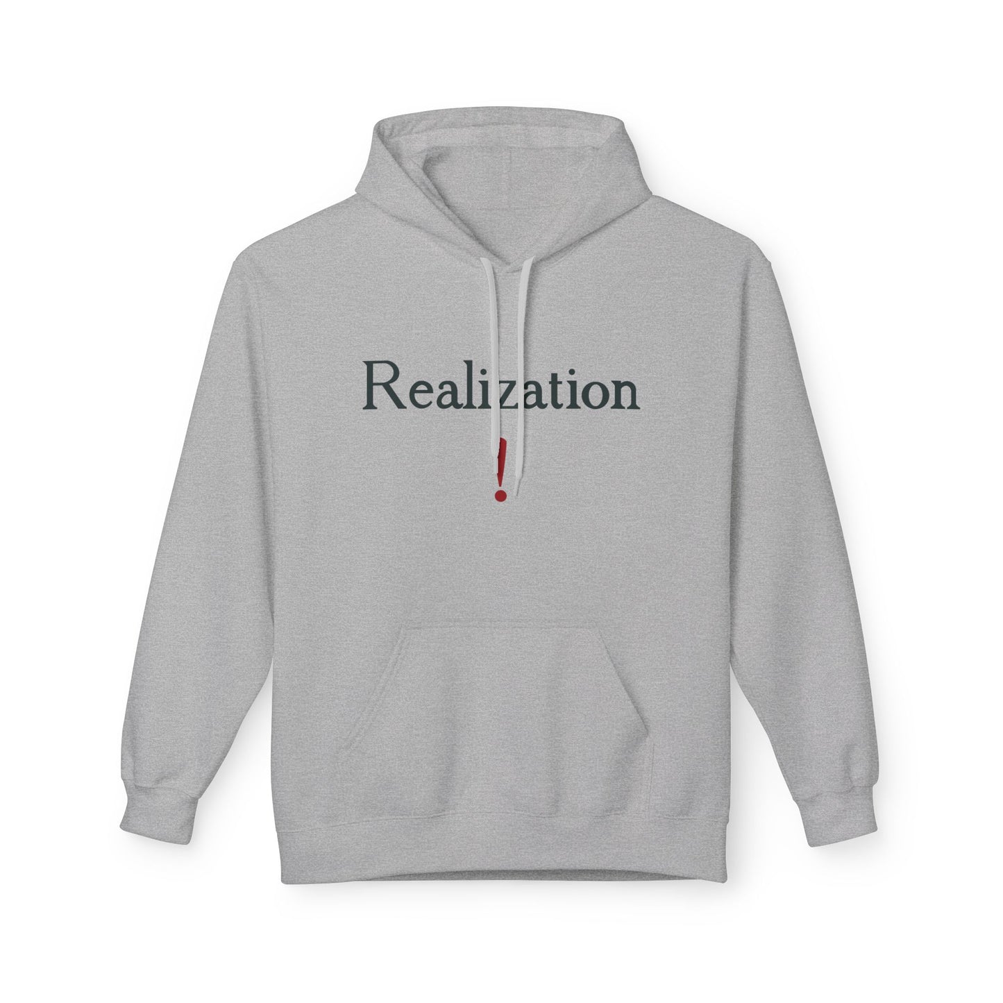 Realization Hoodie — Minimalist Inspirational Sweatshirt