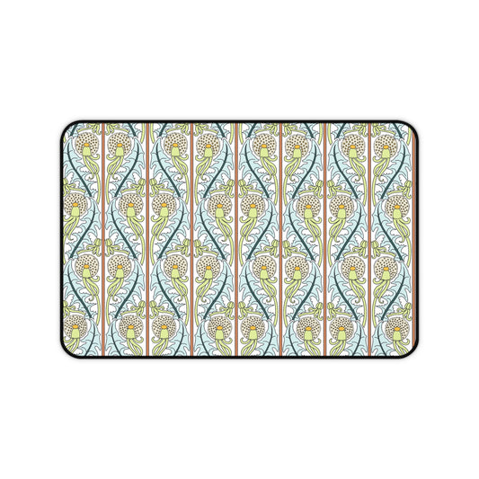 Art Nouveau Dandelion Pattern Desk Mat