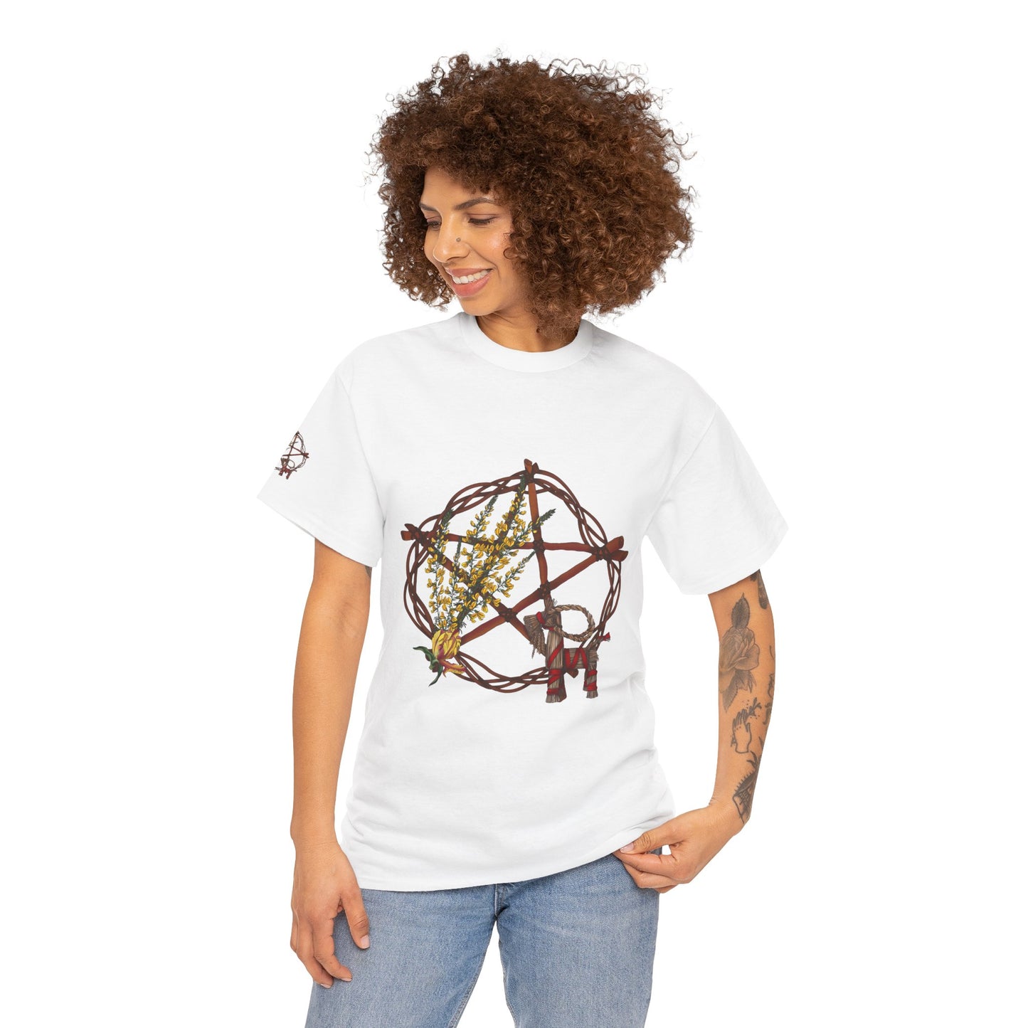 Occult-Inspired Unisex Heavy Cotton Tee, Boho T-Shirt, Graphic Tee, Witchy Apparel, Festival Clothing, Everyday Casual Wear, Unique [...]