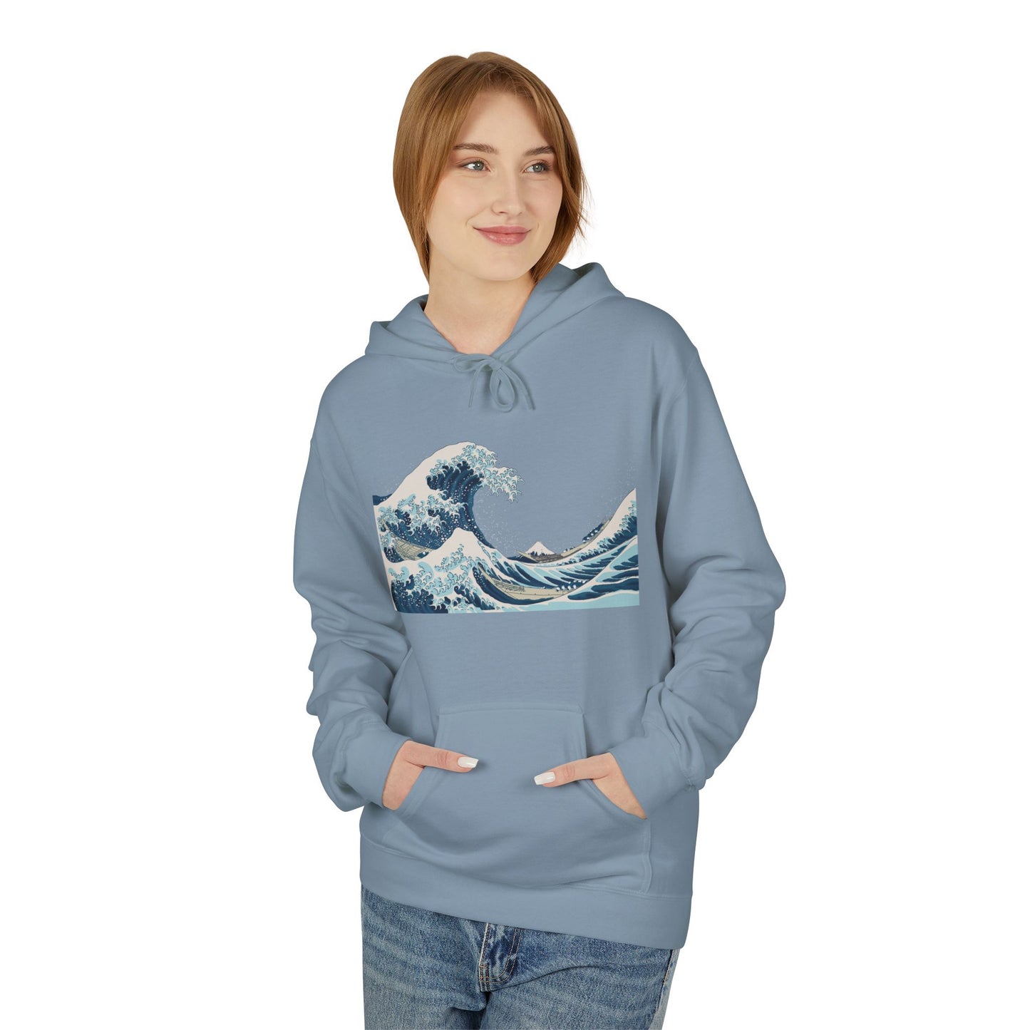 Hokusai Wave Hoodie — Vintage Great Wave Hoodie
