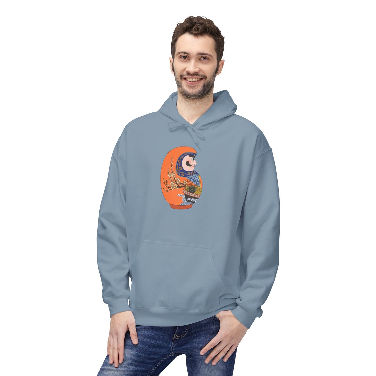 Daruma doll Hoodie - Treasure Ship (Takarabune)