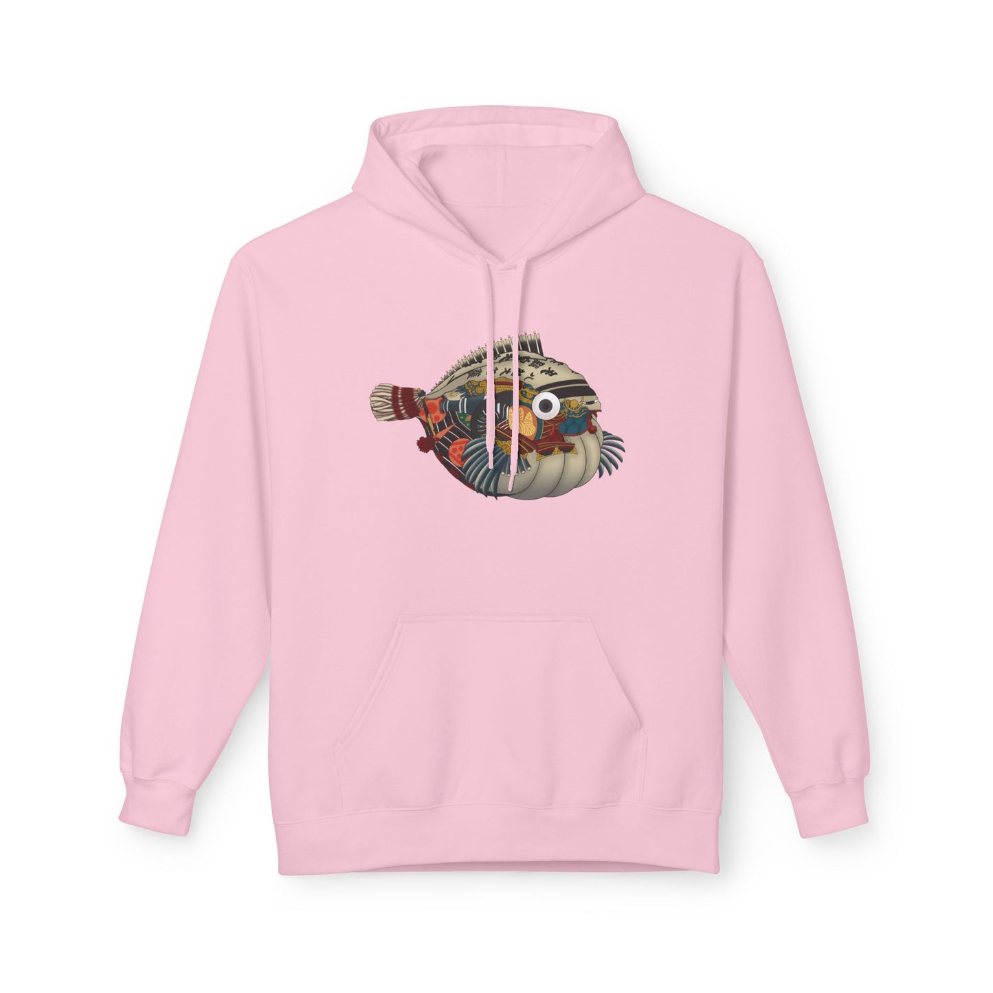 Pufferfish Art Hoodie — Colorful Japanese Fish Graphic Pullover