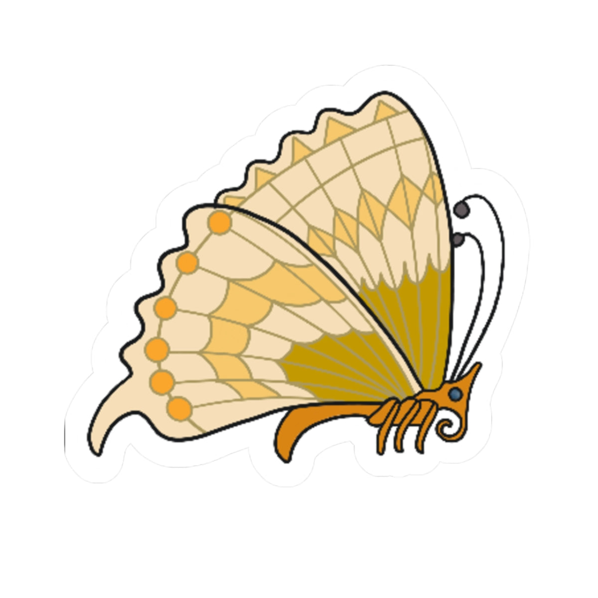 Elegant Butterfly Sticker