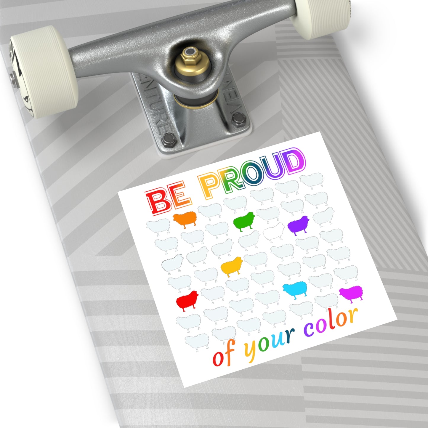 Pride Sheep Vinyl Stickers | LGBTQ+ Stickers for Journals