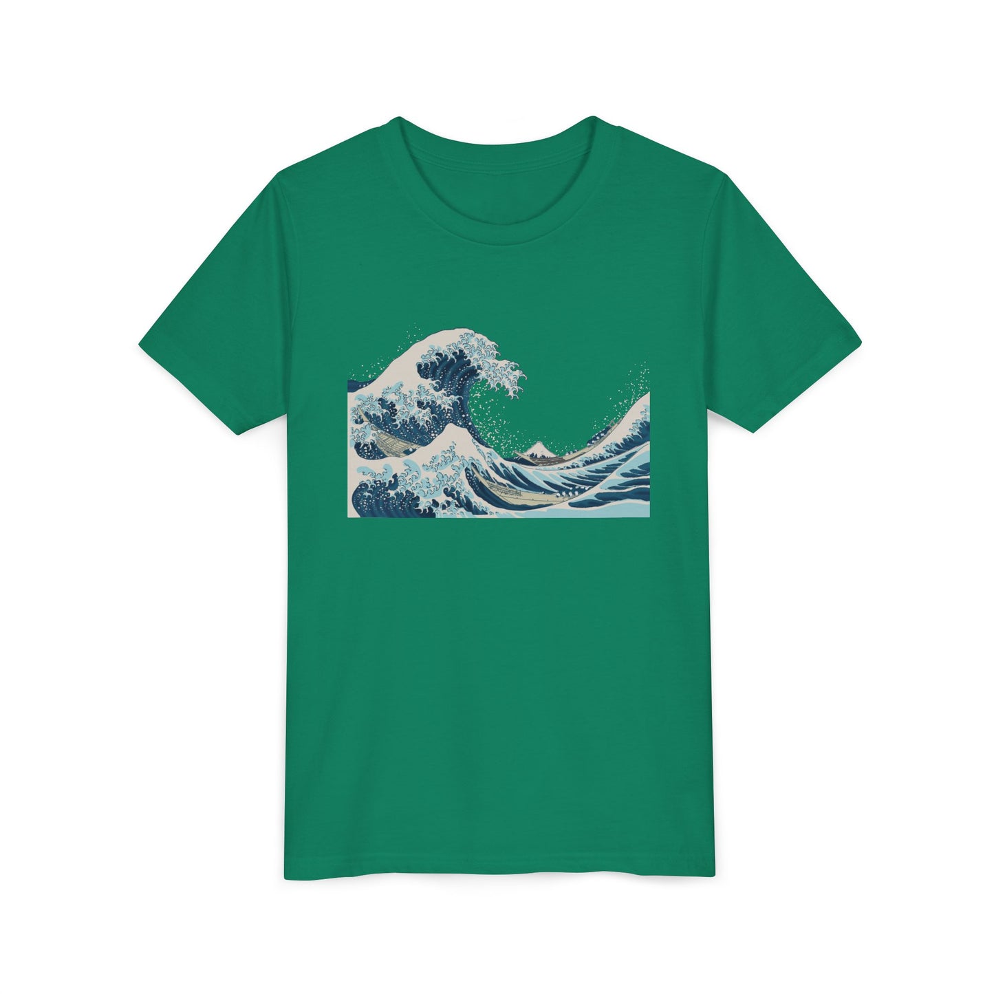 Japanese The Great Wave Youth Tee — Hokusai The Great Wave Graphic Shirt