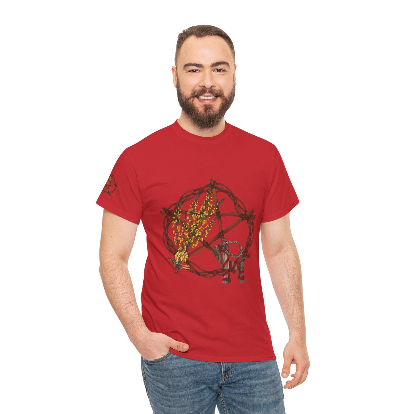 Occult-Inspired Unisex Heavy Cotton Tee, Boho T-Shirt, Graphic Tee, Witchy Apparel, Festival Clothing, Everyday Casual Wear, Unique [...]