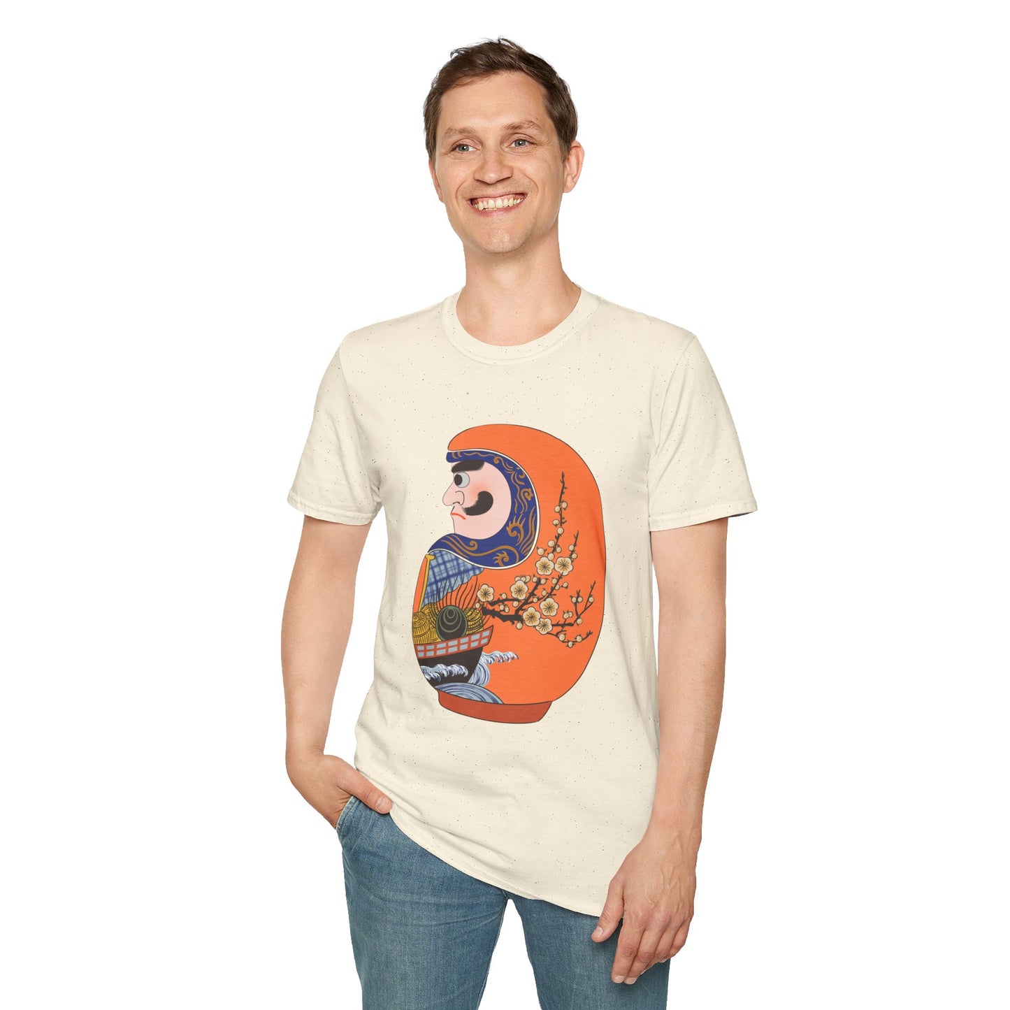 Daruma Doll Graphic T-Shirt — Treasure Ship (Takarabune) Tee