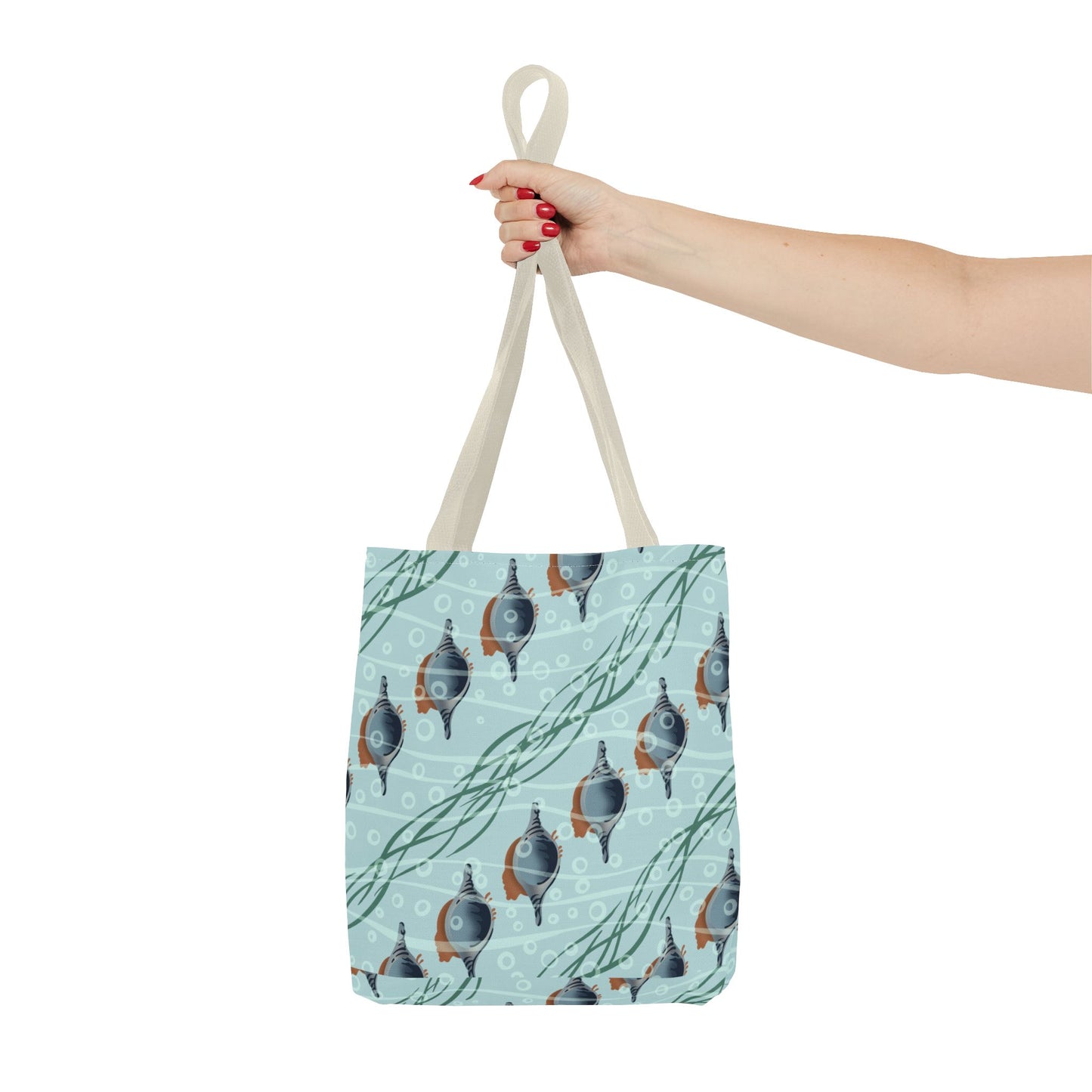 Ocean-Inspired Sea shell pattern Tote Bag