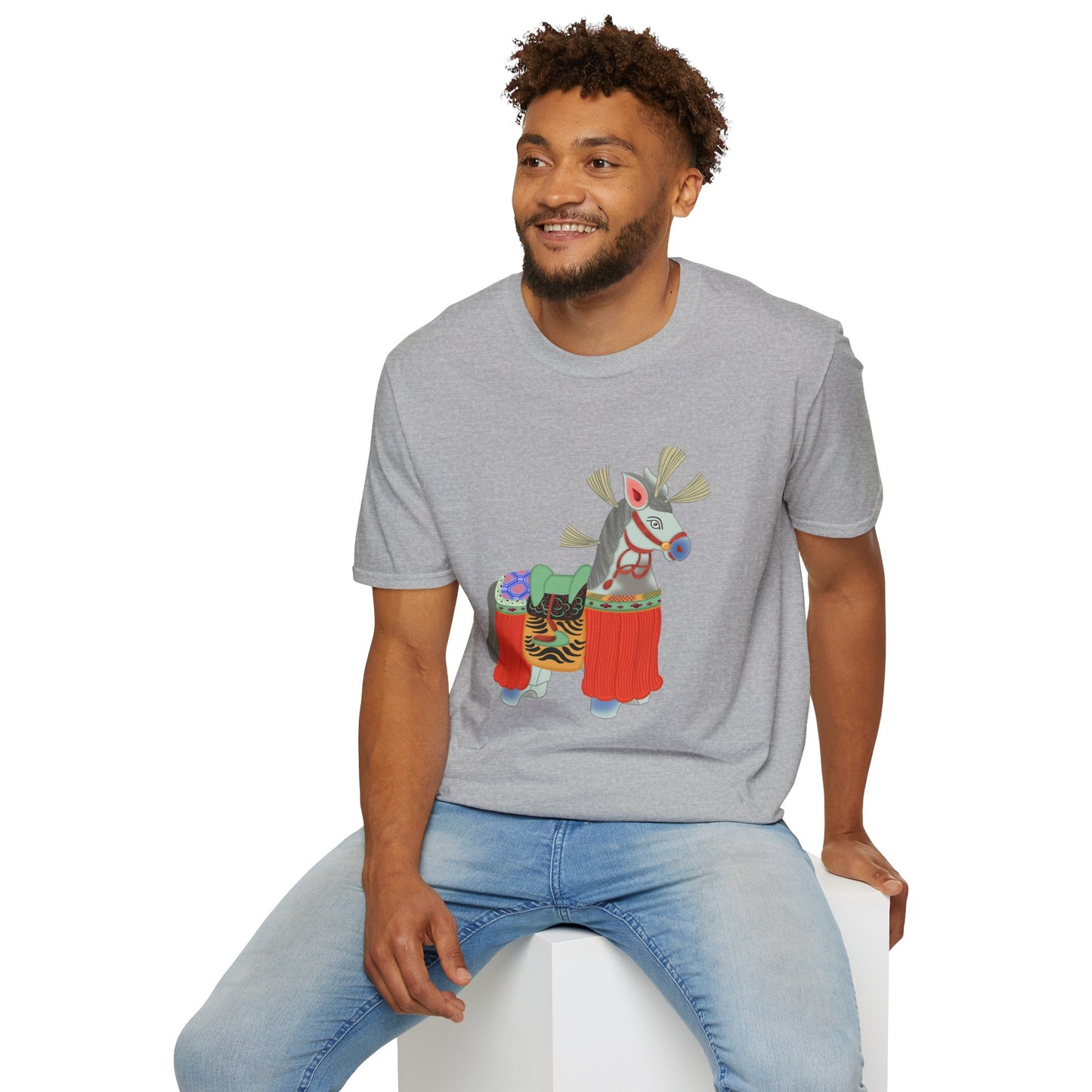 Japanese Folk Toy Horse T-Shirt — Vintage Japanese Design
