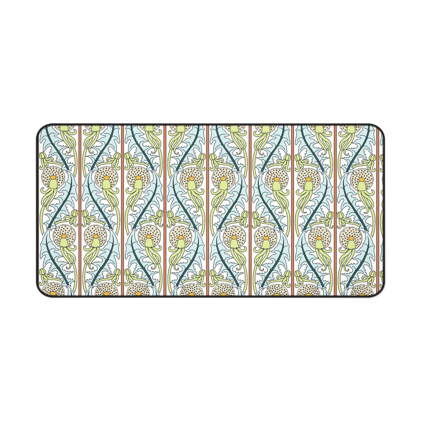 Art Nouveau Dandelion Pattern Desk Mat