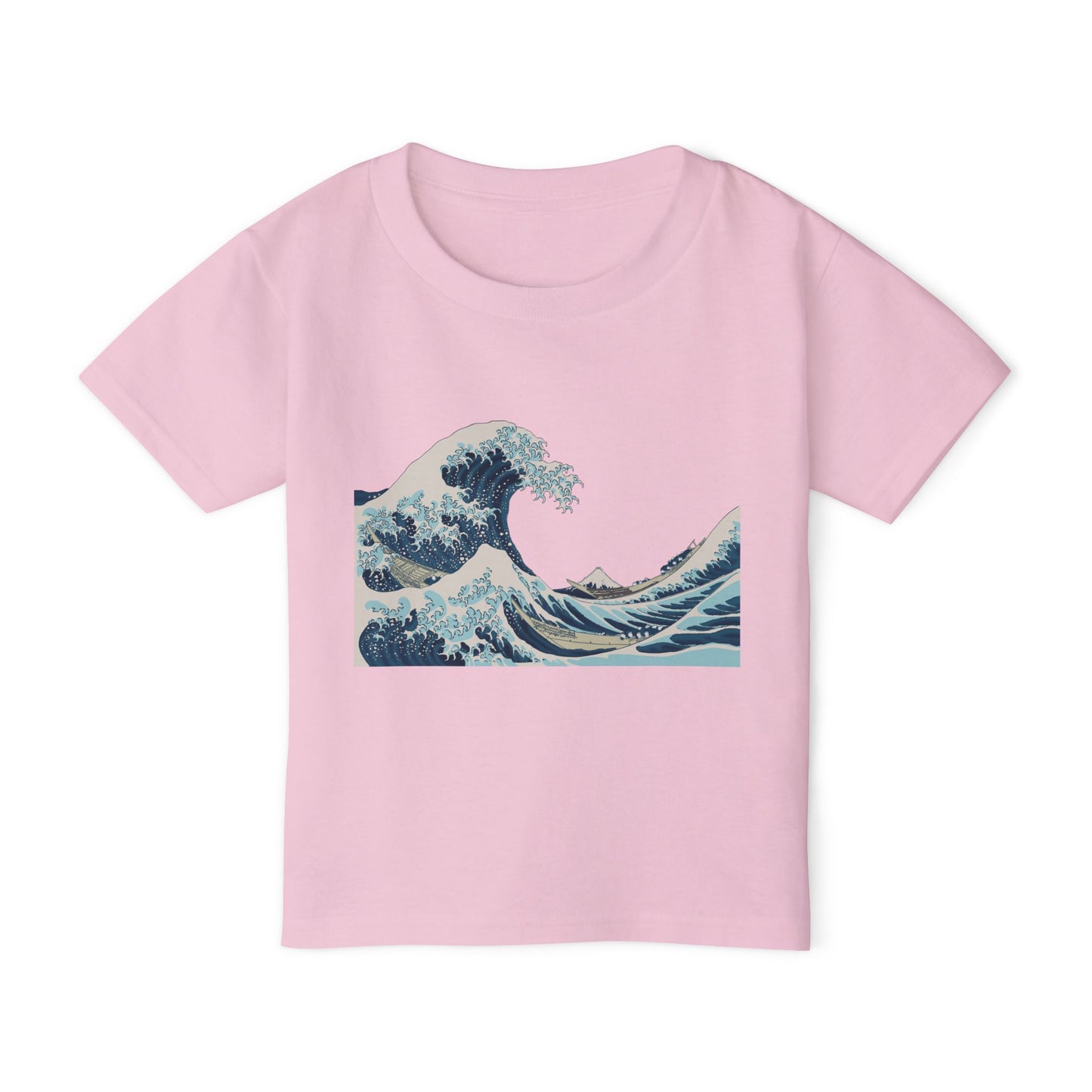 Hokusai Japanese Great Wave Toddler T-Shirt — 'Great Wave' Classic Ocean Art Tee