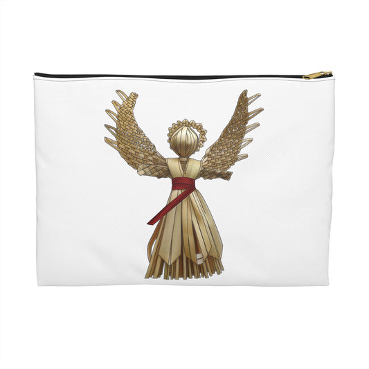 Imbolc Angel Accessory Pouch - Perfect for Witchy Gifts, Festival Clutch, Spiritual Storage, Eco-friendly Bag, Craft Organizer