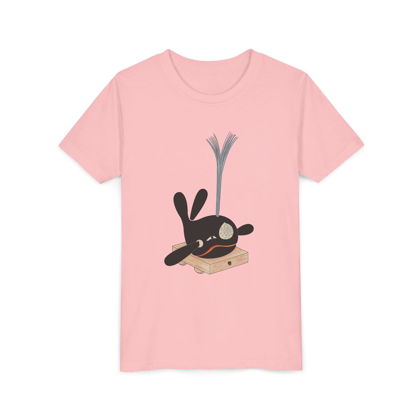 Vintage Japanese Toy Whale Youth T-Shirt — "Kujira no Shoufuki" Whale on Crate Youth Tee