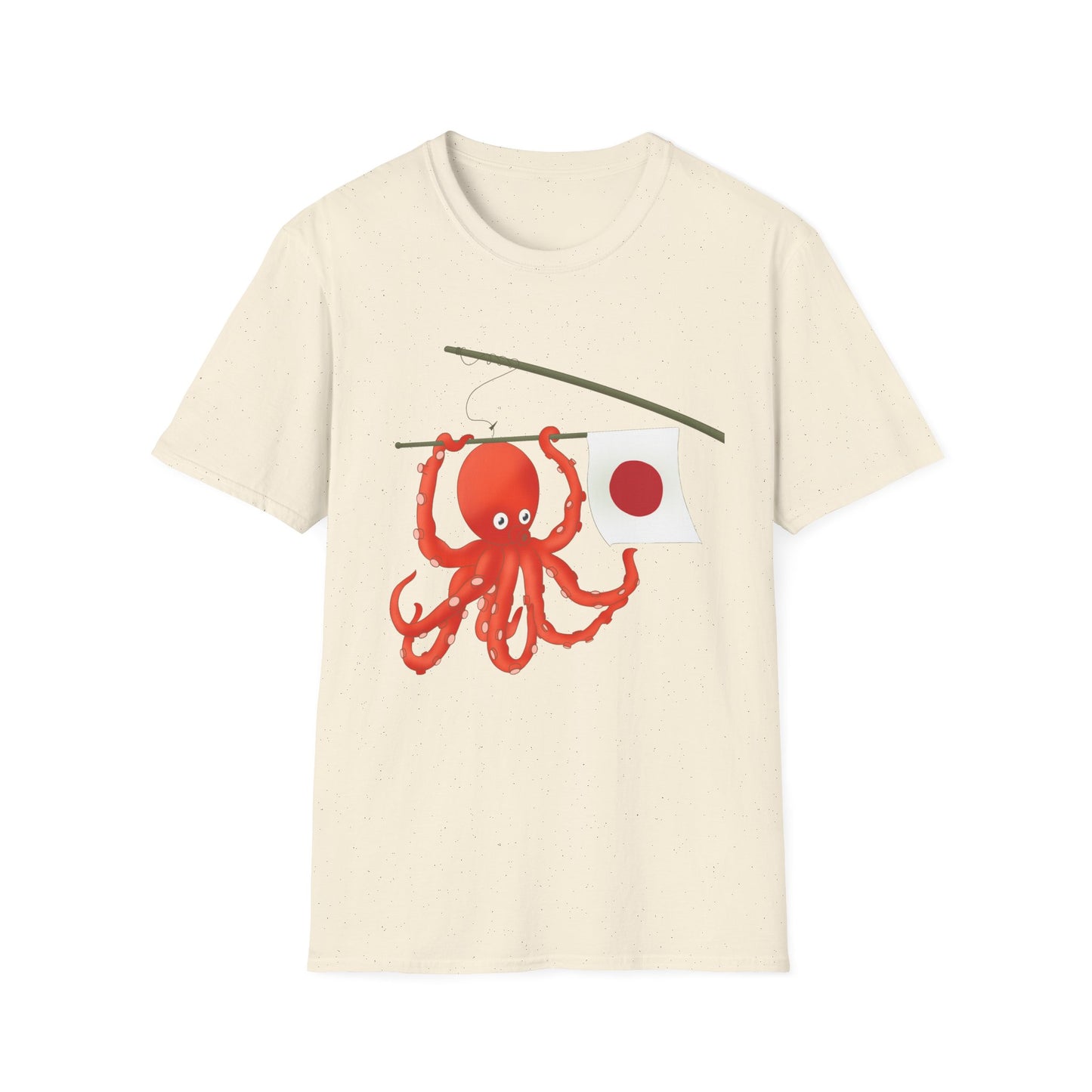 "Tako" Japanese Octopus Tshirt — Cute Red Octopus Graphic Tees