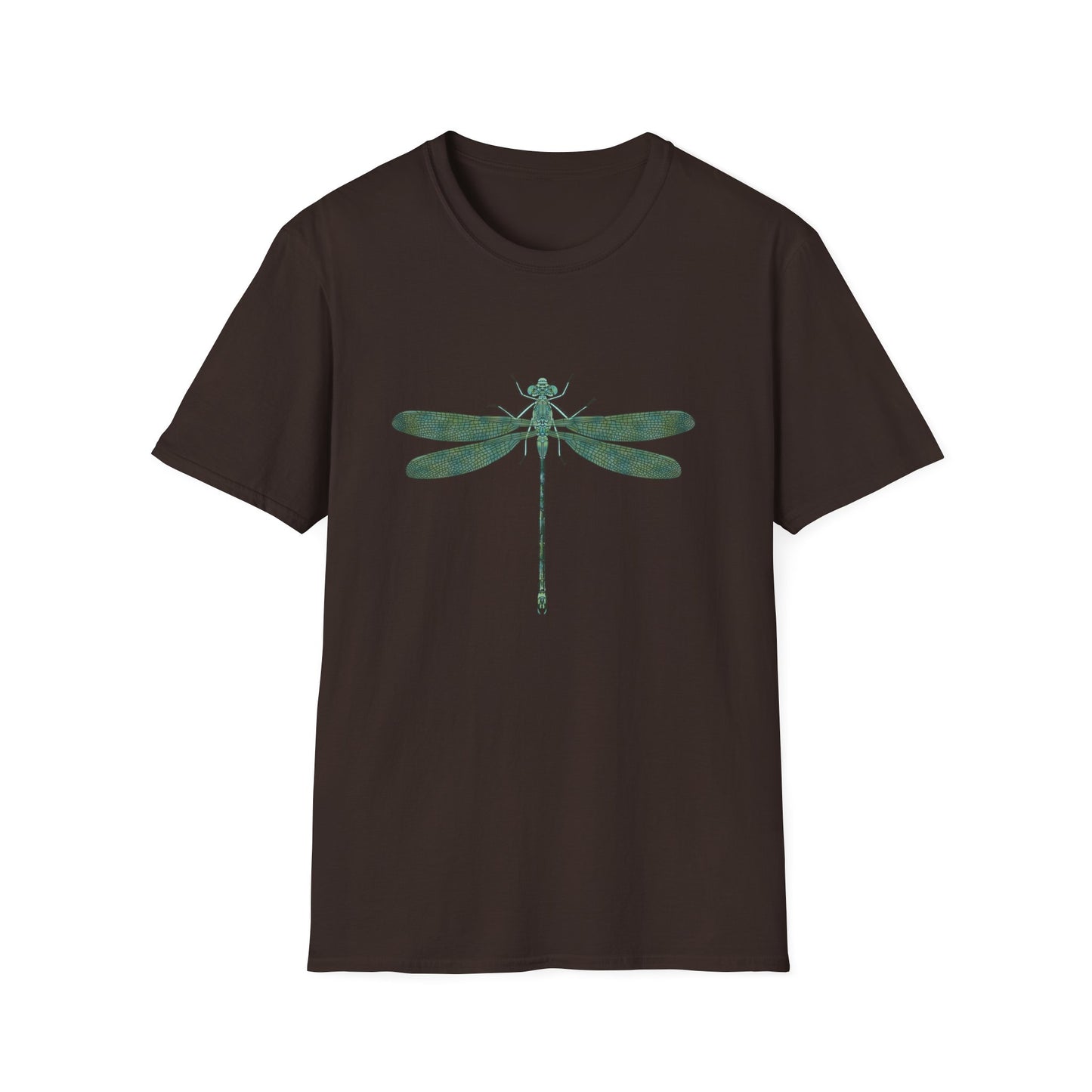 Green Dragonfly Graphic T-Shirt — Minimal Nature Tee