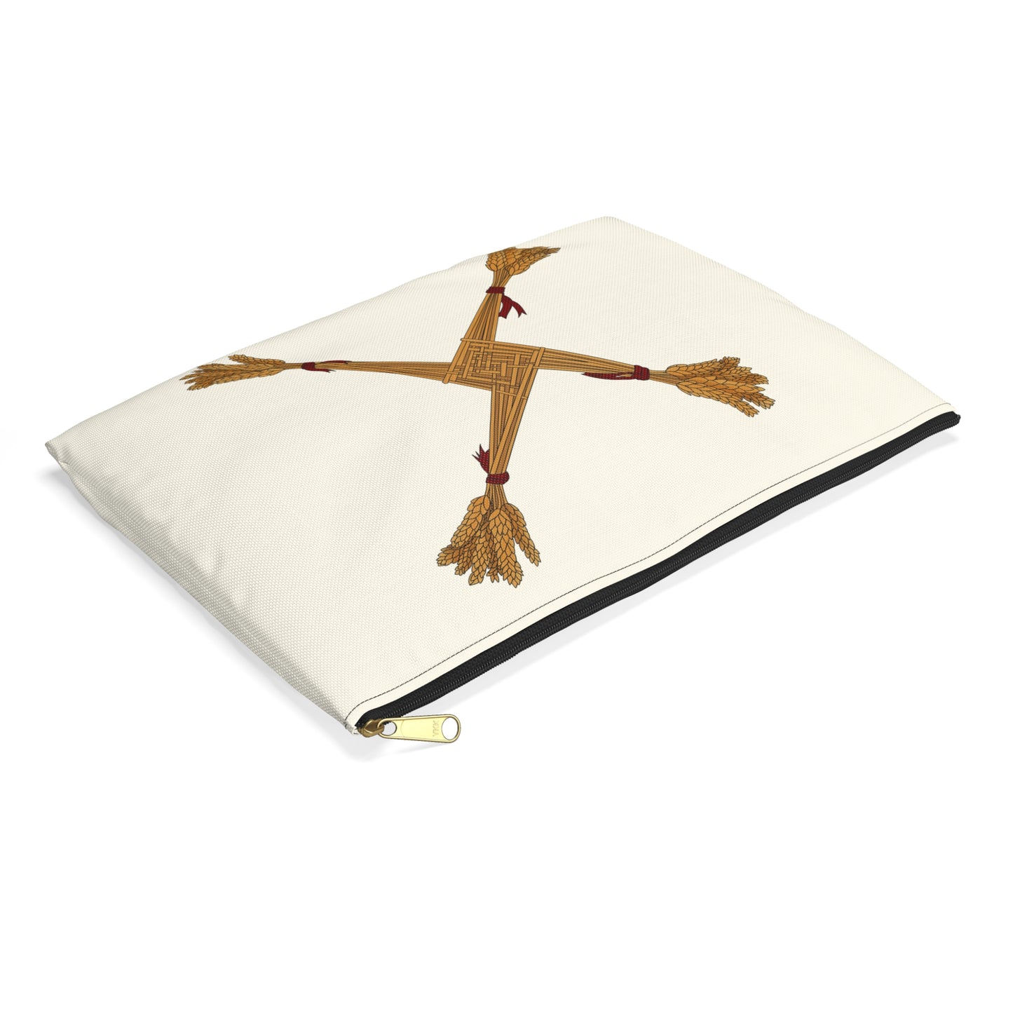 Imbolc Sacred Accessory Pouch, Wiccan Gift, Ritual Storage, Spiritual Decor, Pagan Travel Bag, Let There Be Light Design