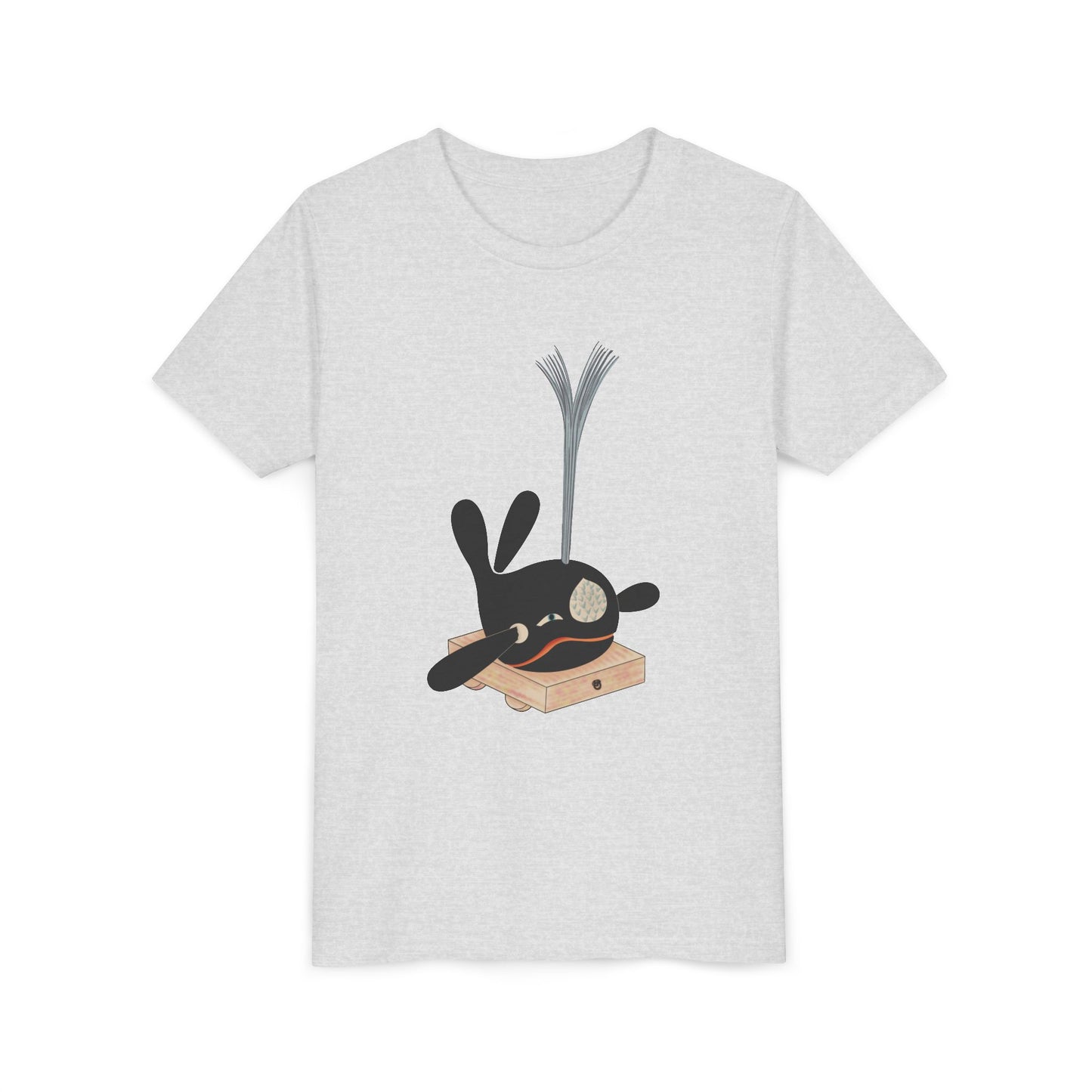 Vintage Japanese Toy Whale Youth T-Shirt — "Kujira no Shoufuki" Whale on Crate Youth Tee