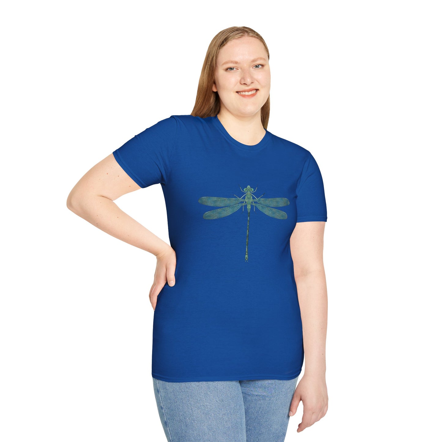 Green Dragonfly Graphic T-Shirt — Minimal Nature Tee