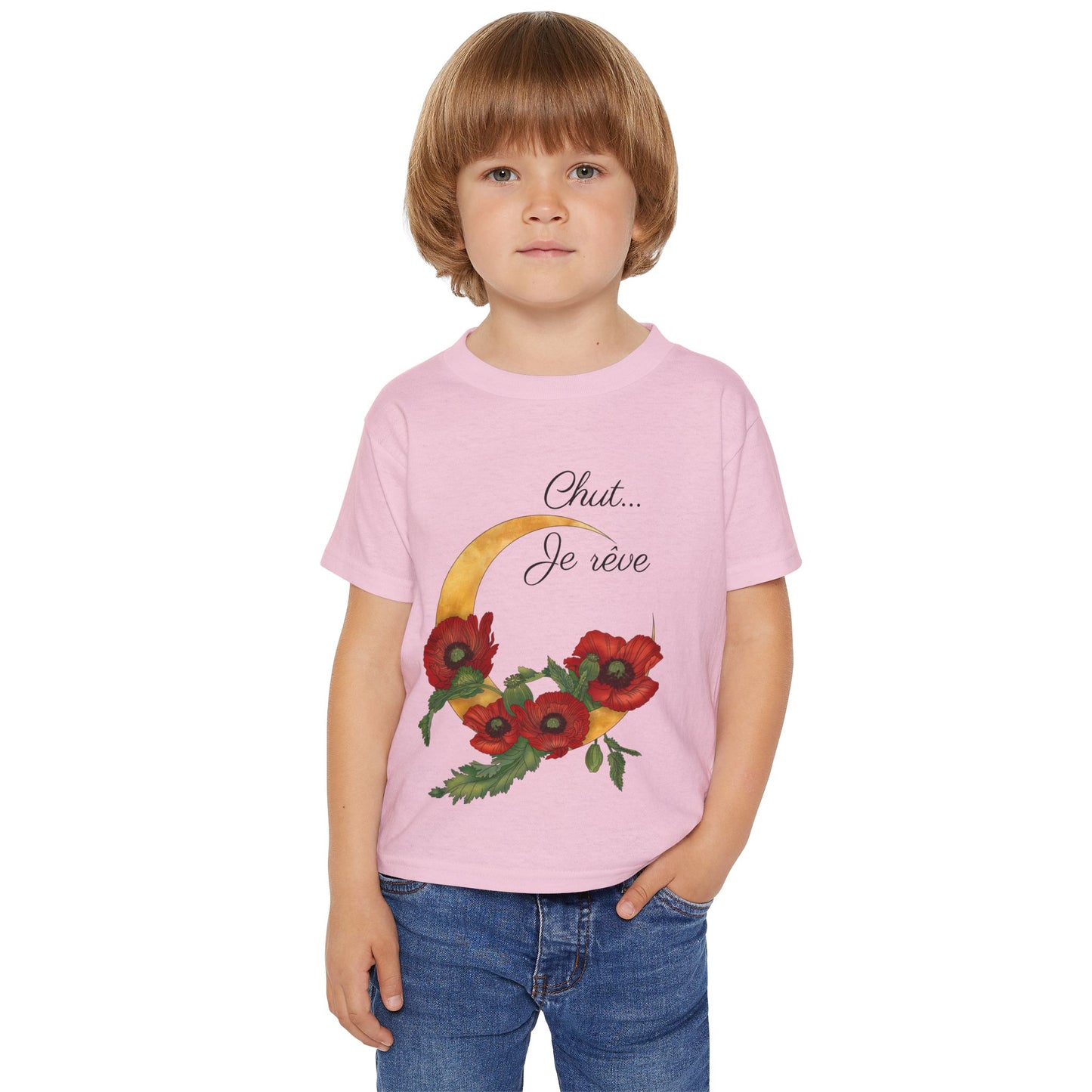 "Chut... Je rêve" French Script Sleepy Chic Tee