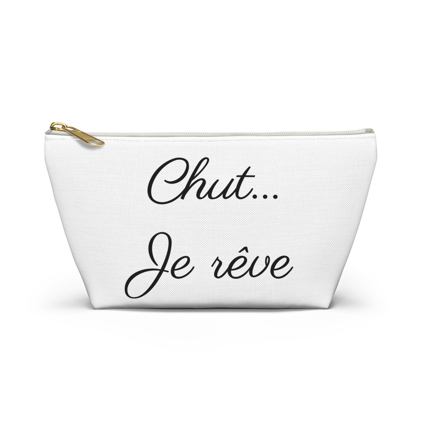 Chic Quote Accessory Pouch"Chut je rêve" (Sshhh I am dreaming)