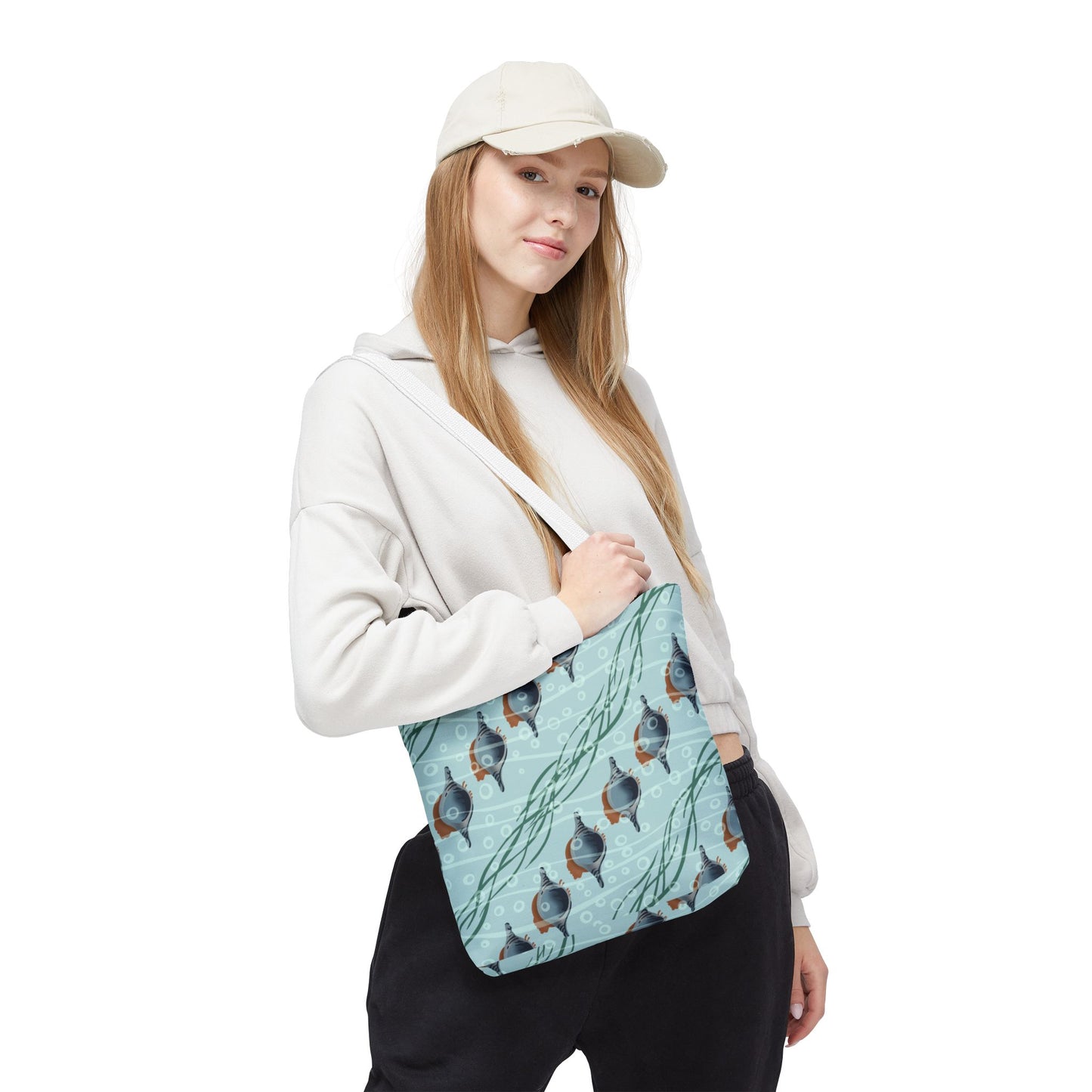 Ocean-Inspired Sea shell pattern Tote Bag