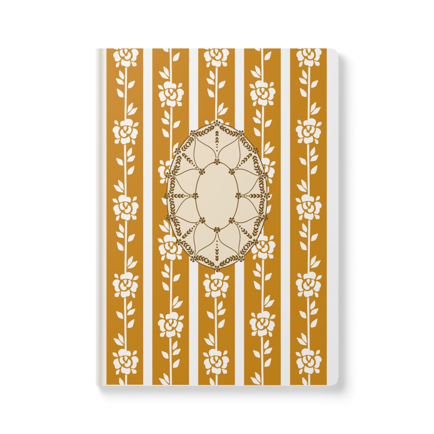 Vintage Book Cover w/Roses Softcover Journal