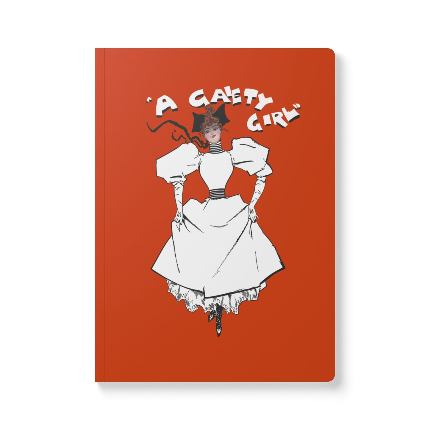 'A Gaiety Girl' Vintage Book Cover Softcover Journal