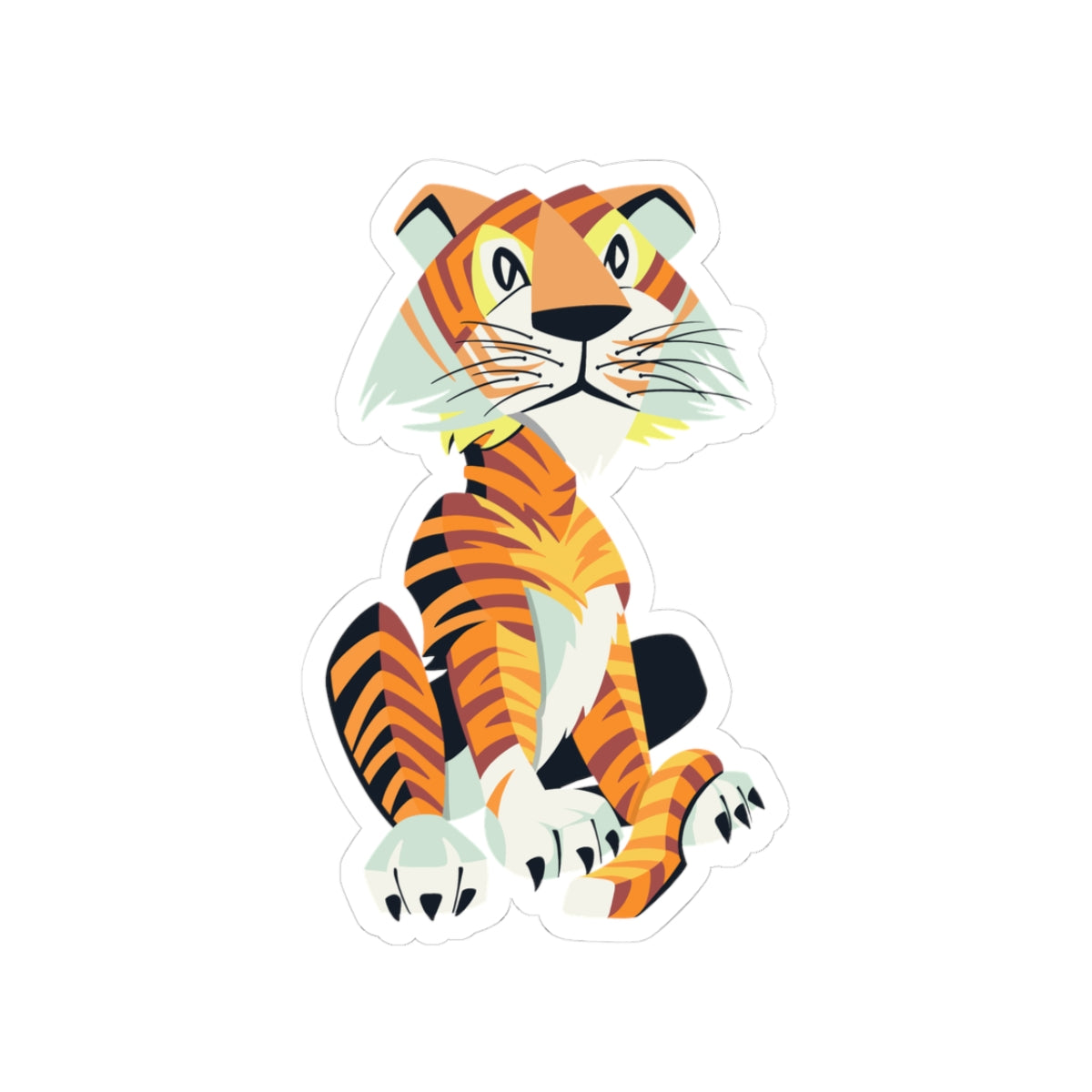 Colorful Tiger Sticker