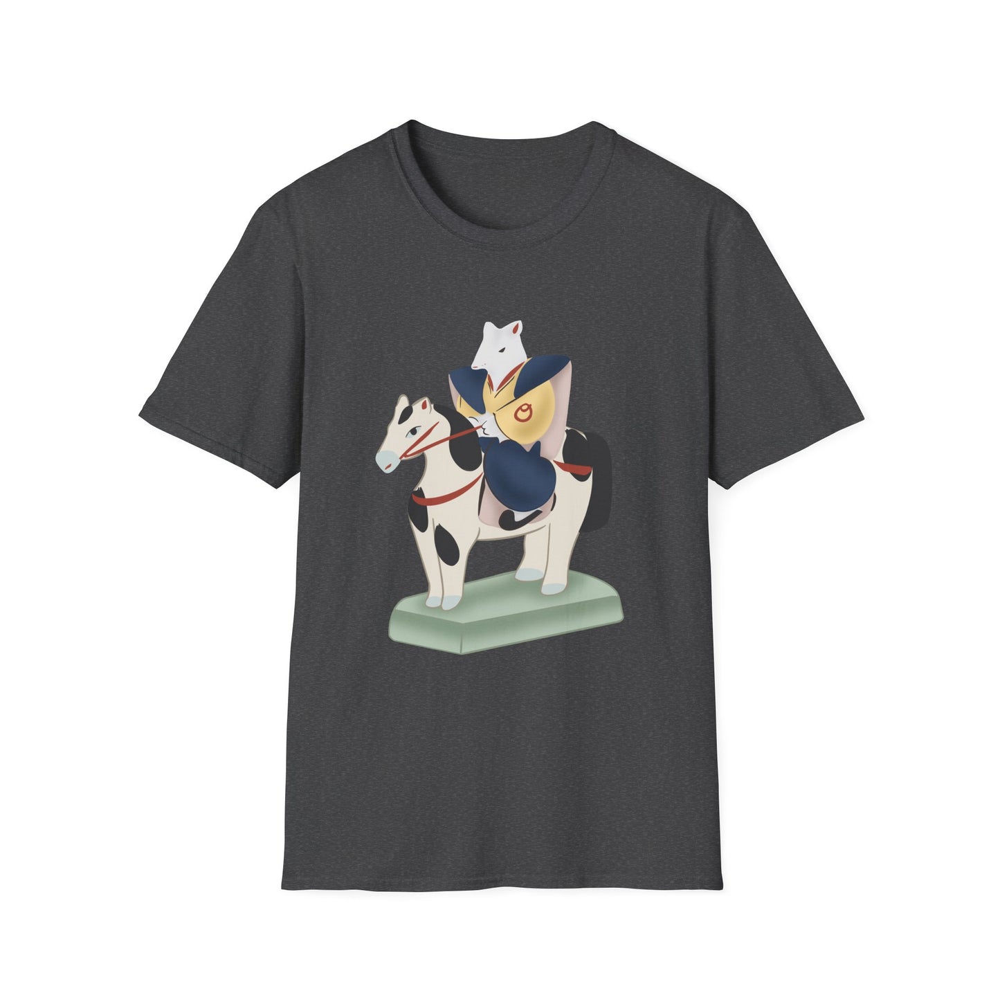 Miharu-goma Horse TShirt — Traditional Japanese Toy Horse Graphic Tee