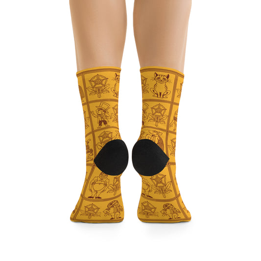 Alice in Wonderland Recycled Poly Socks