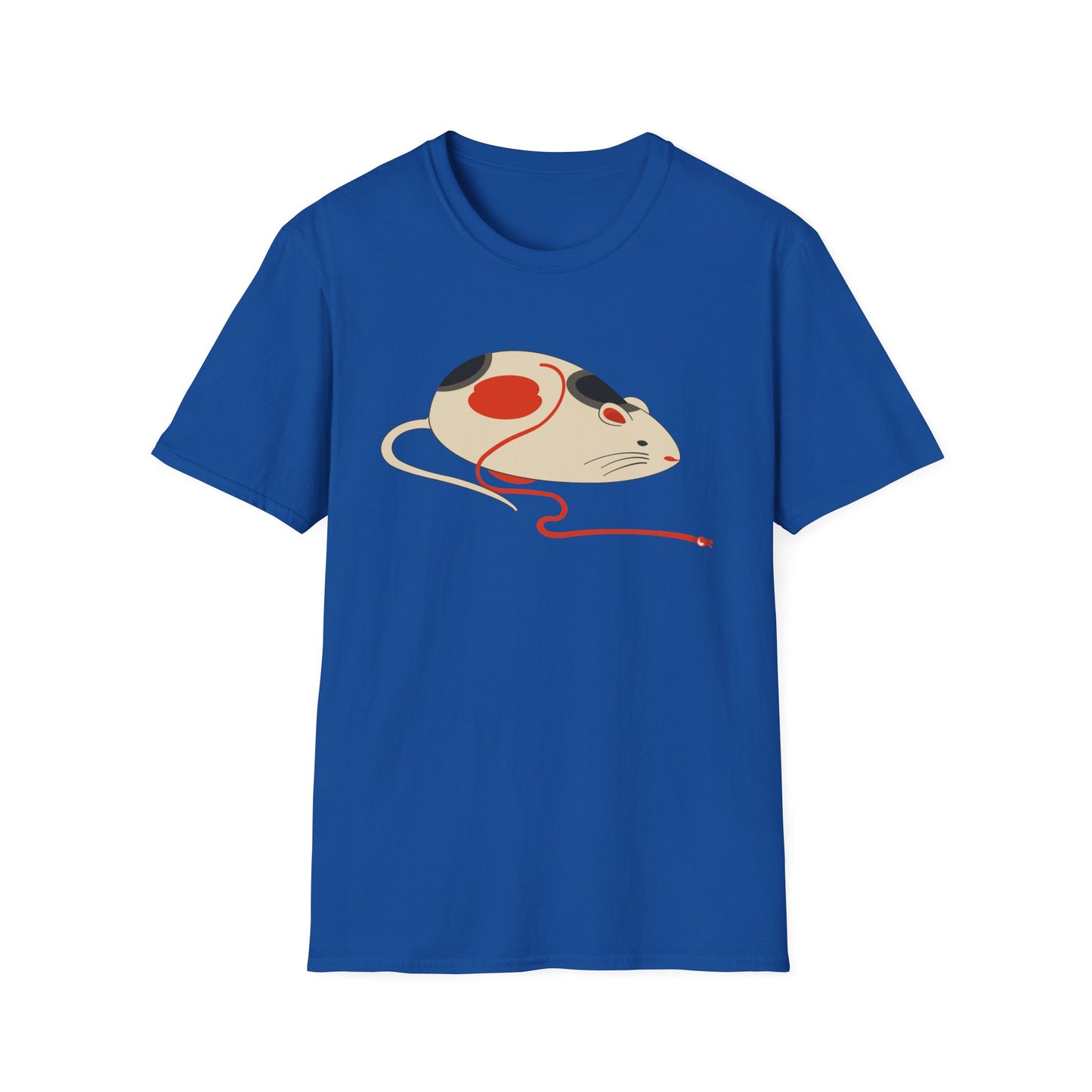 Japanese "Nezumi" Mouse T-Shirt — Cute Calico Mouse Graphic Tee