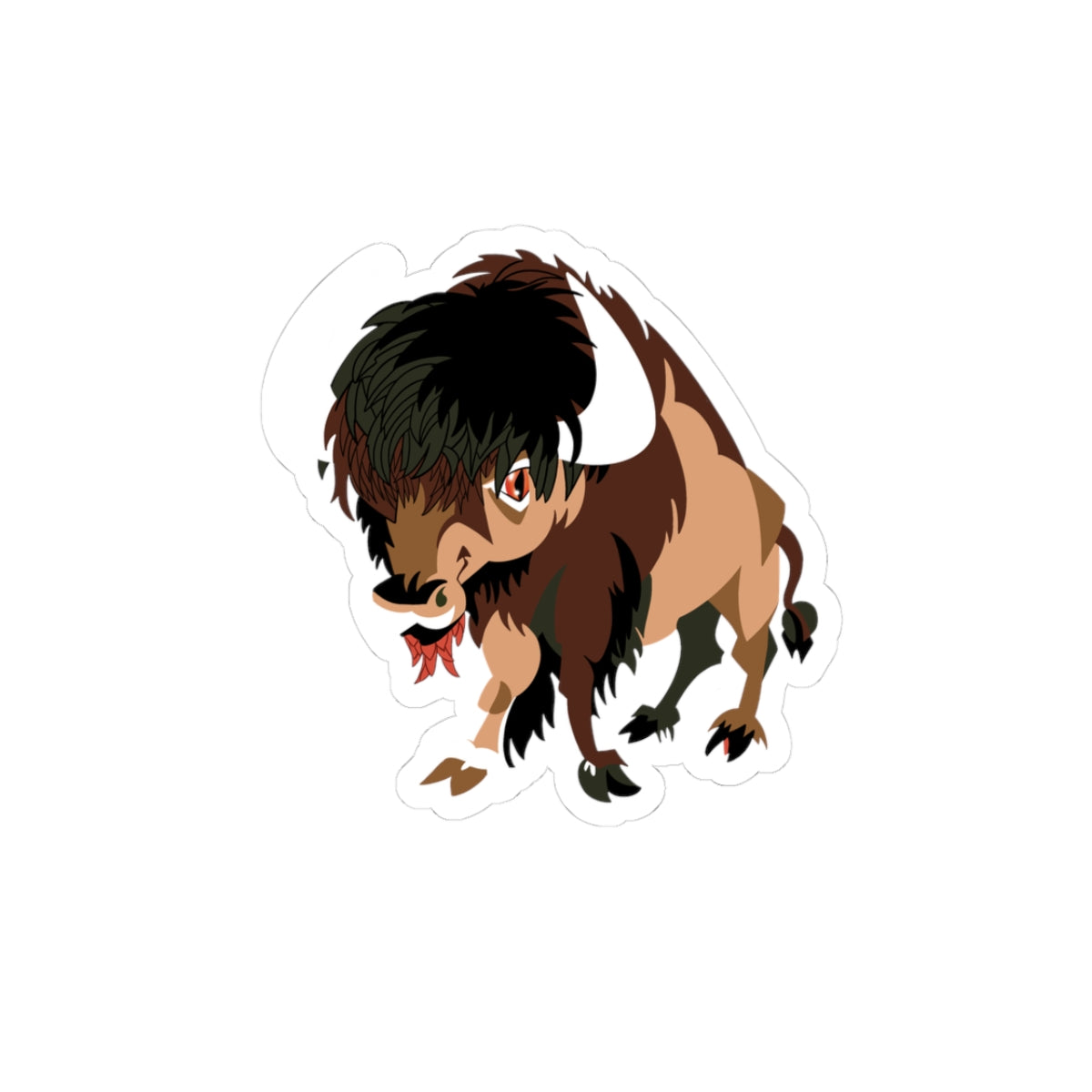 Cute Bison Sticker