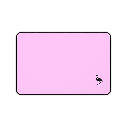 Chic Pink Flamingo Desk Mat