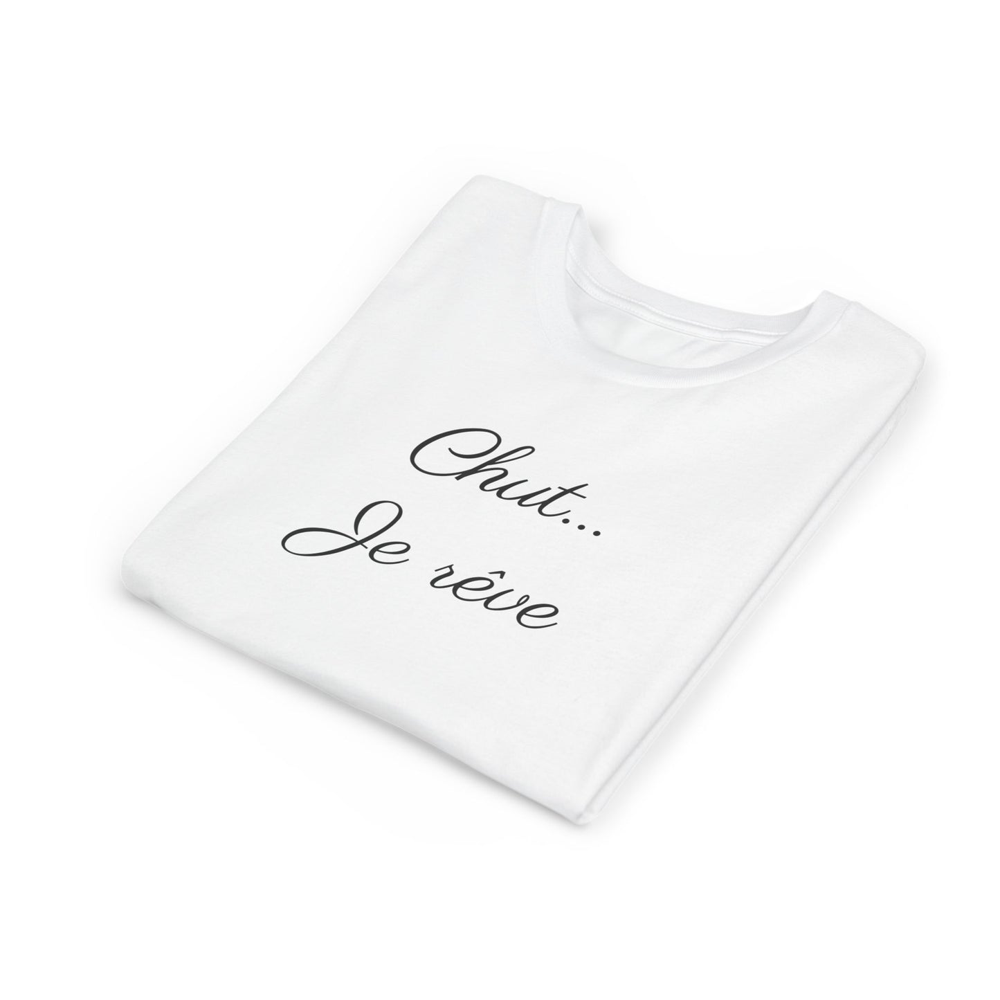 Youth Tee — "Chut... Je rêve" French Script Kids Shirt
