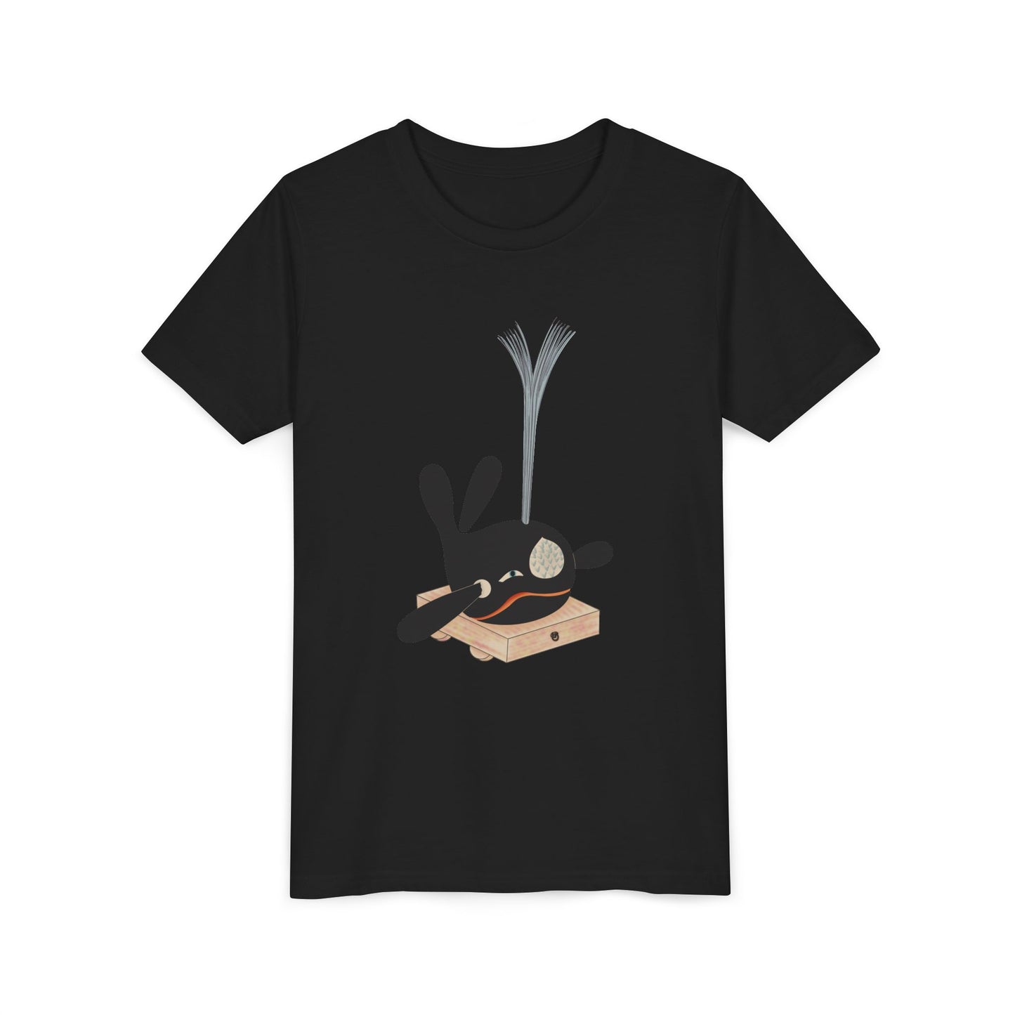 Vintage Japanese Toy Whale Youth T-Shirt — "Kujira no Shoufuki" Whale on Crate Youth Tee