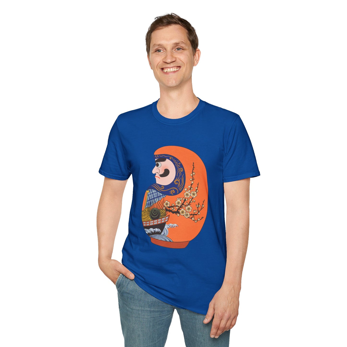 Daruma Doll Graphic T-Shirt — Treasure Ship (Takarabune) Tee